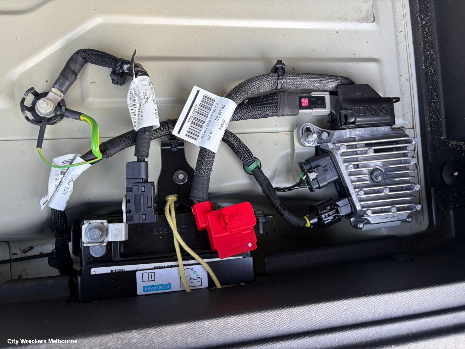 PEUGEOT 3008 BATTERY TERMINAL, P64, 06/2024 ONWARDS
