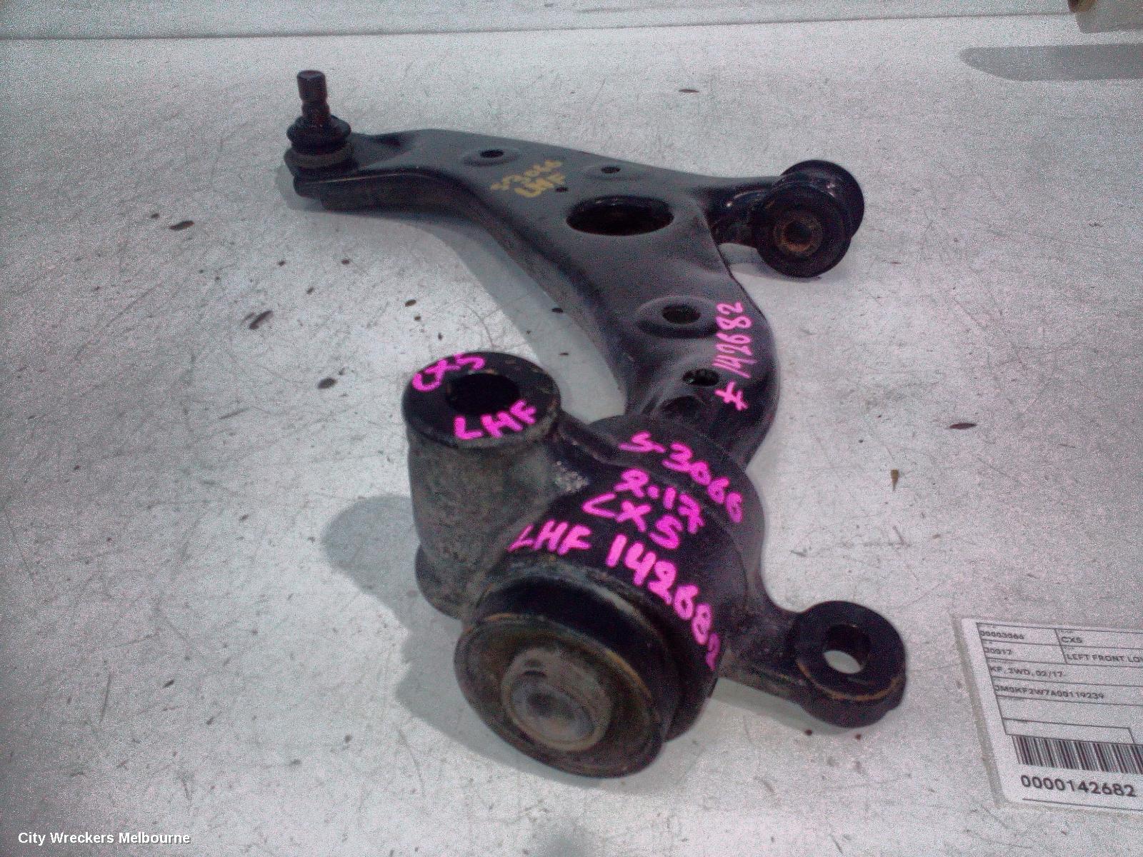 MAZDA CX5 LEFT FRONT LOWER CONTROL ARM, KF, 2WD, 02/2017 ONWARDS