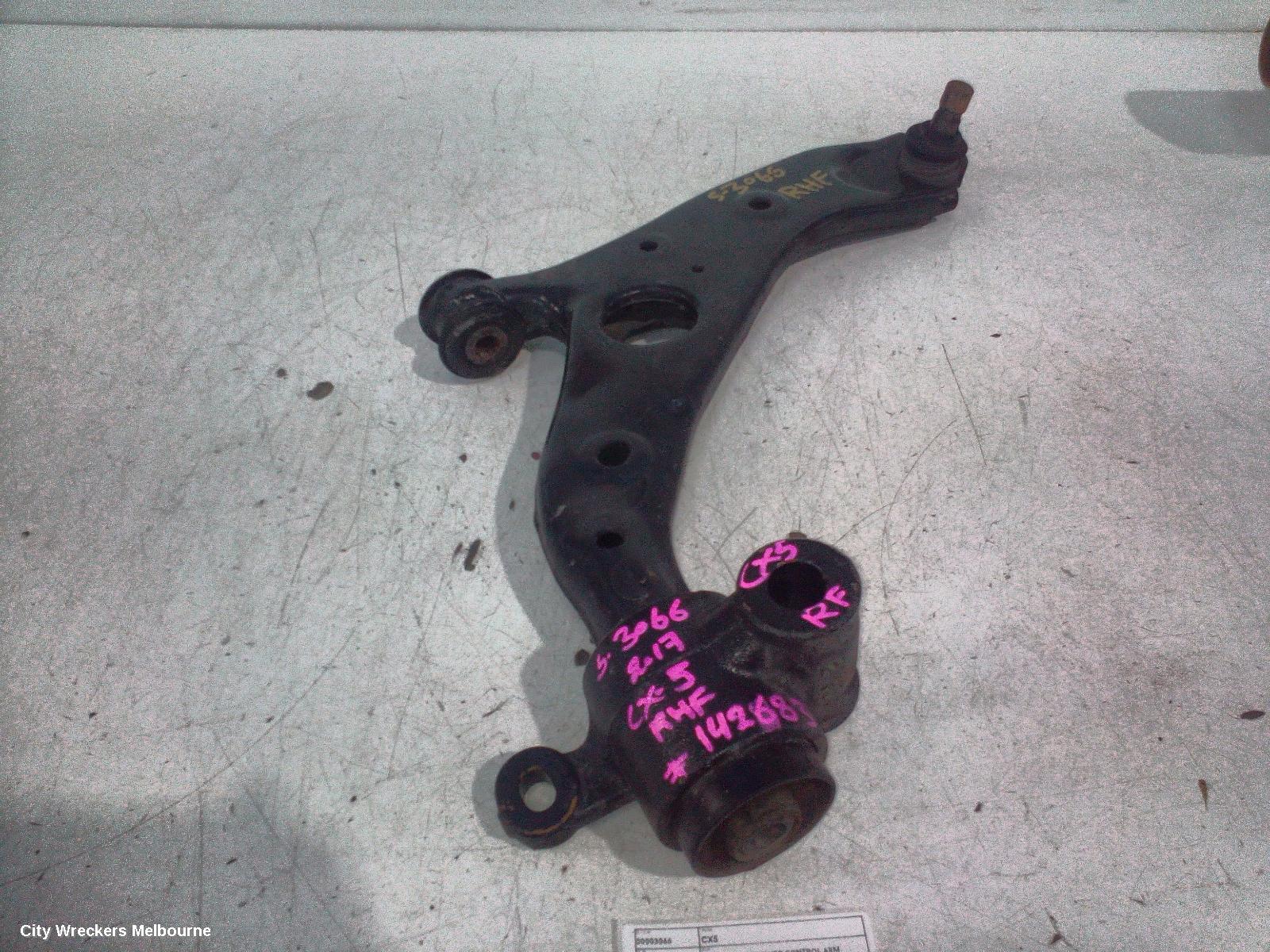 MAZDA CX5 RIGHT FRONT LOWER CONTROL ARM, KF, 2WD, 02/2017 ONWARDS