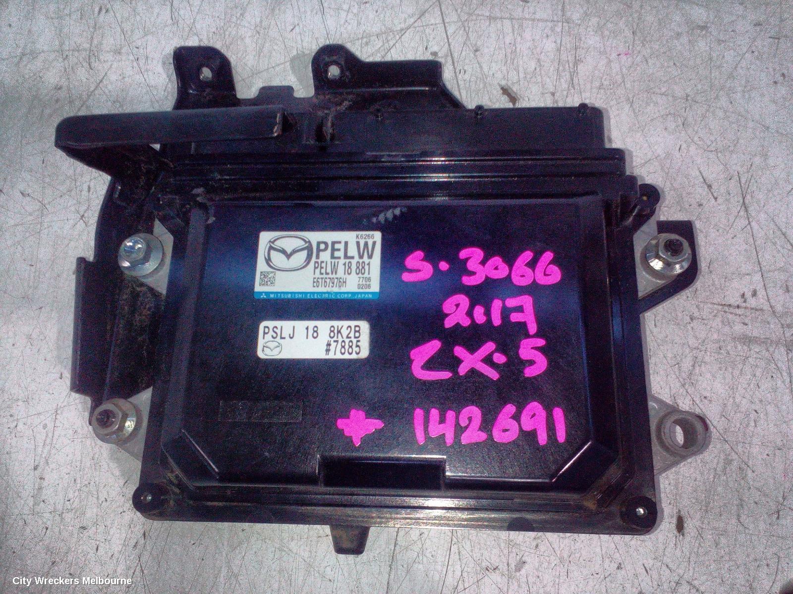 MAZDA CX5 ECU, ENGINE ECU, 2.0, PE-VPS, PETROL, ECU ONLY, KF, 02/2017 - 04/2018