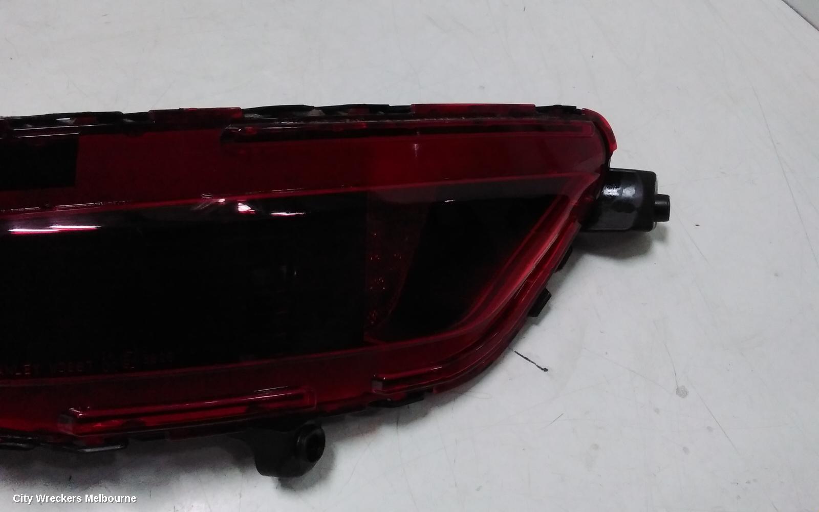 MAZDA CX5 LEFT TAILLIGHT, IN BUMPER REFLECTOR, KF, 02/2017 - 08/2021