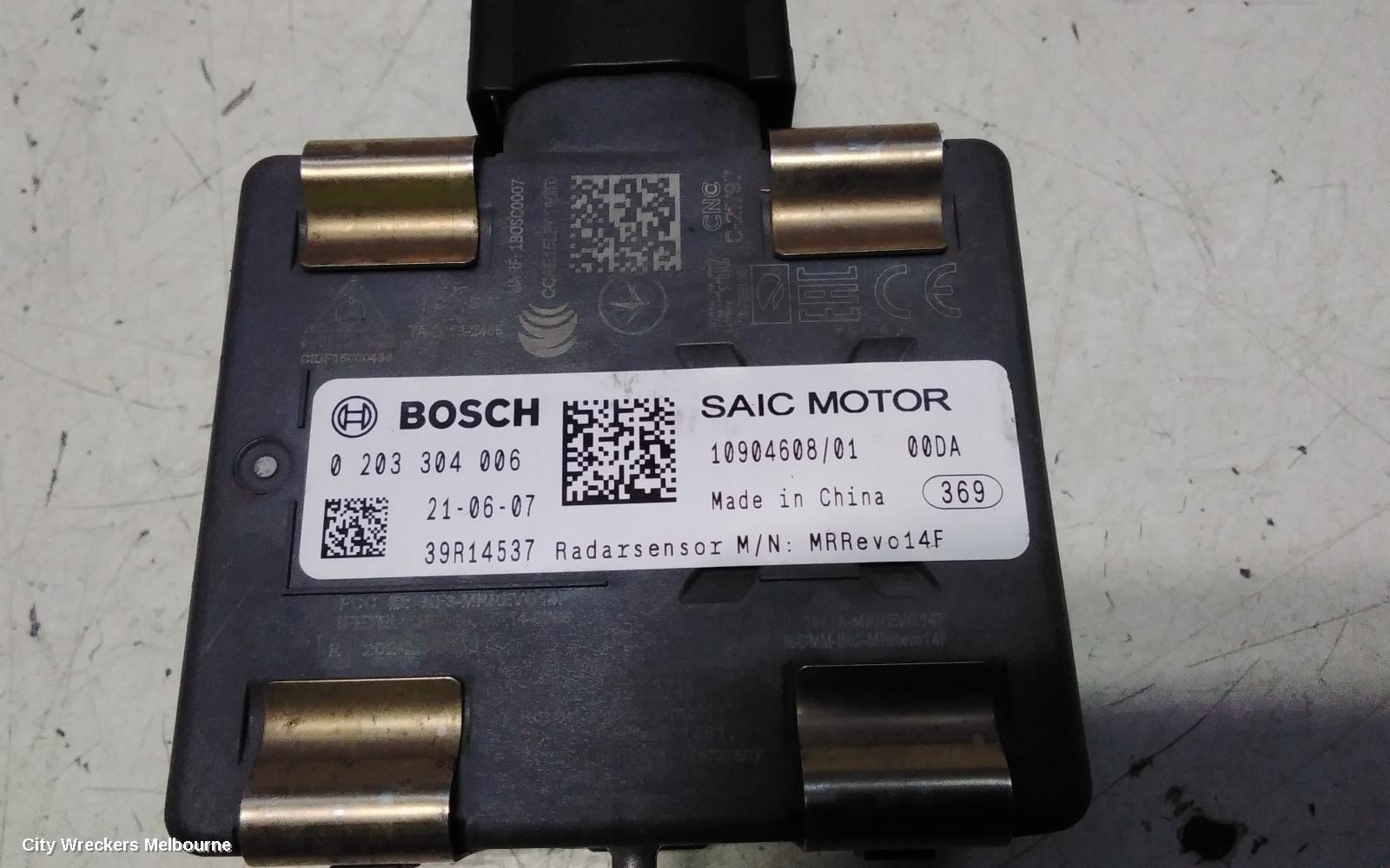 MG HS REVERSE CAMERA, SAS23, FRONT RADAR SENSOR (GRILLE MOUNTED), 09/2019 - 12/2024