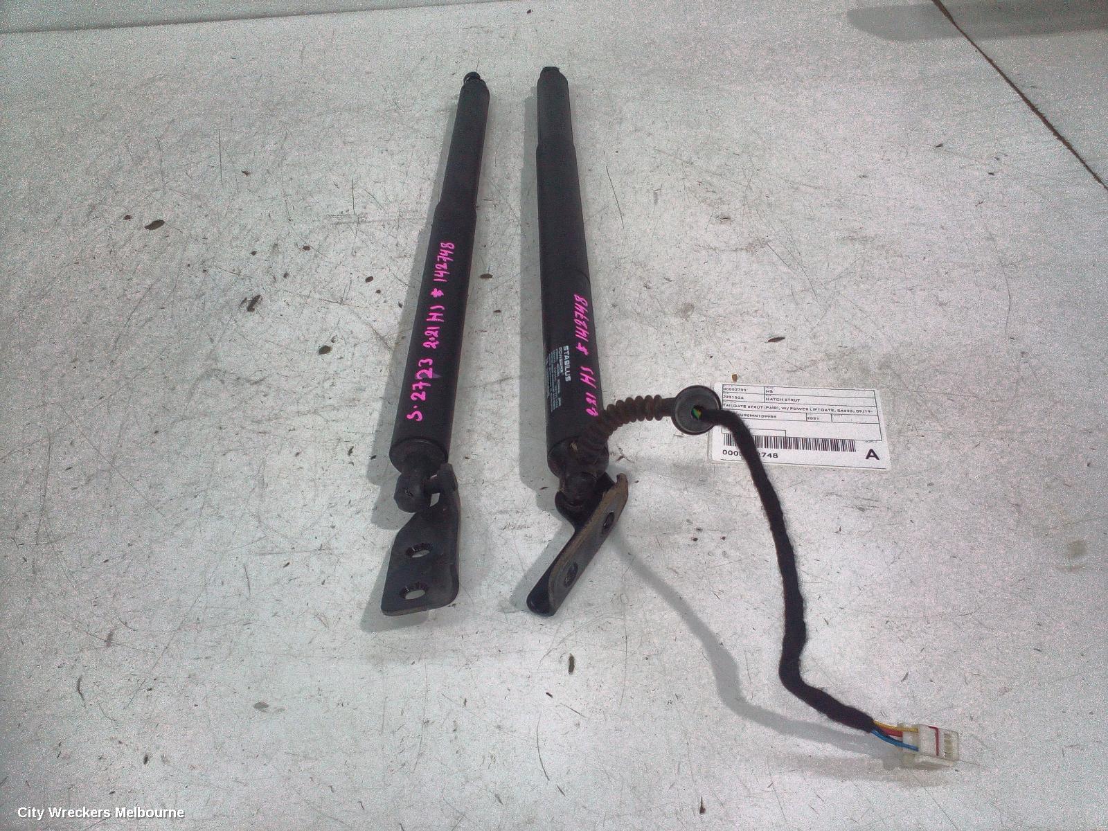 MG HS HATCH STRUT, TAILGATE STRUT (PAIR), W/ POWER LIFTGATE, SAS23, 09/2019 - 12/2024