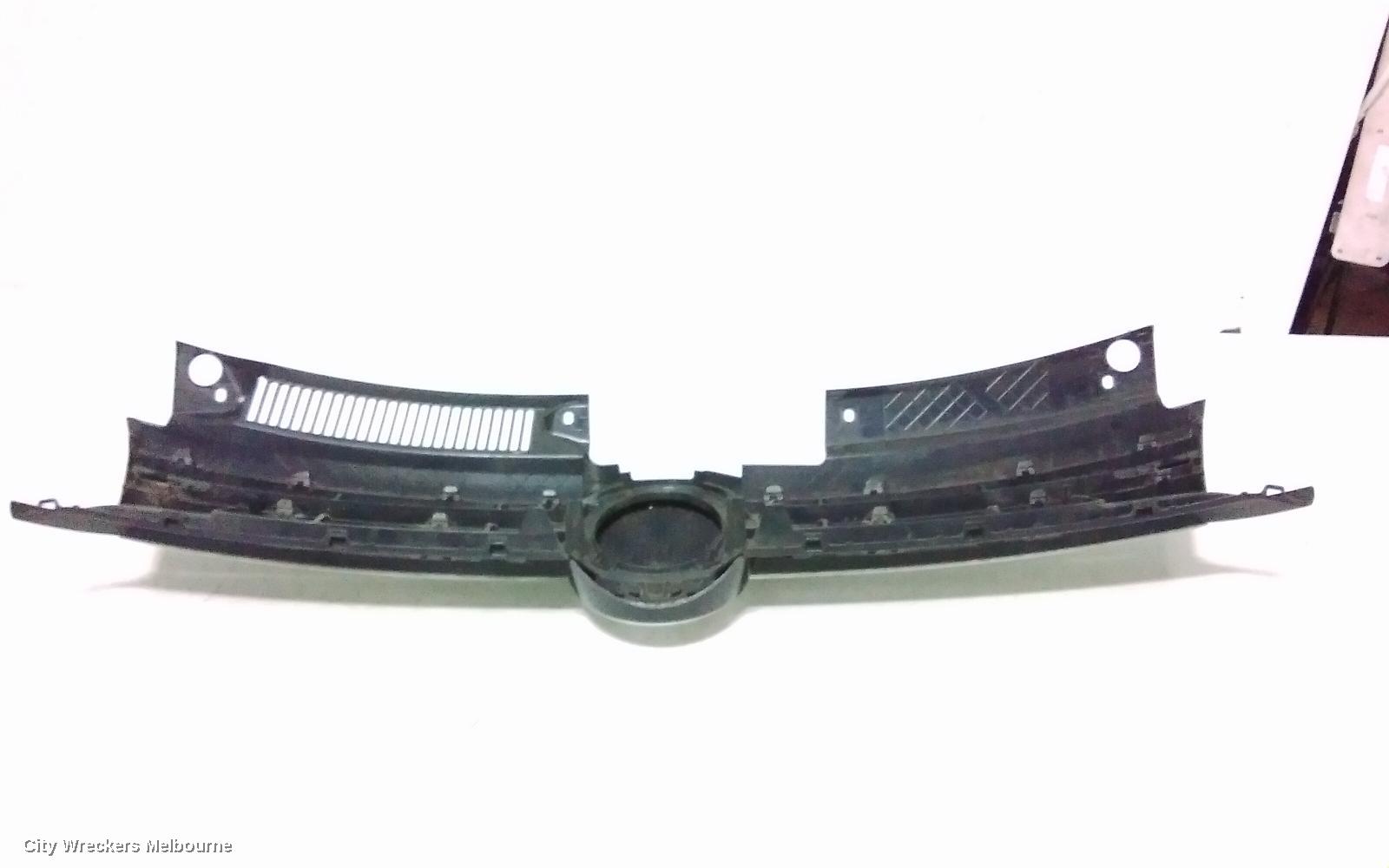 VOLKSWAGEN GOLF GRILLE, RADIATOR GRILLE, GEN 6, 5DR HATCH, BLACK/BLACK, 10/2008 - 03/2013