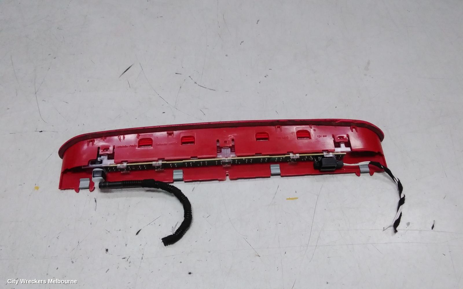 VOLKSWAGEN GOLF HIGH LEVEL STOPLIGHT, GEN 6, HATCH, NON GTI/R, 10/2008 - 12/2015
