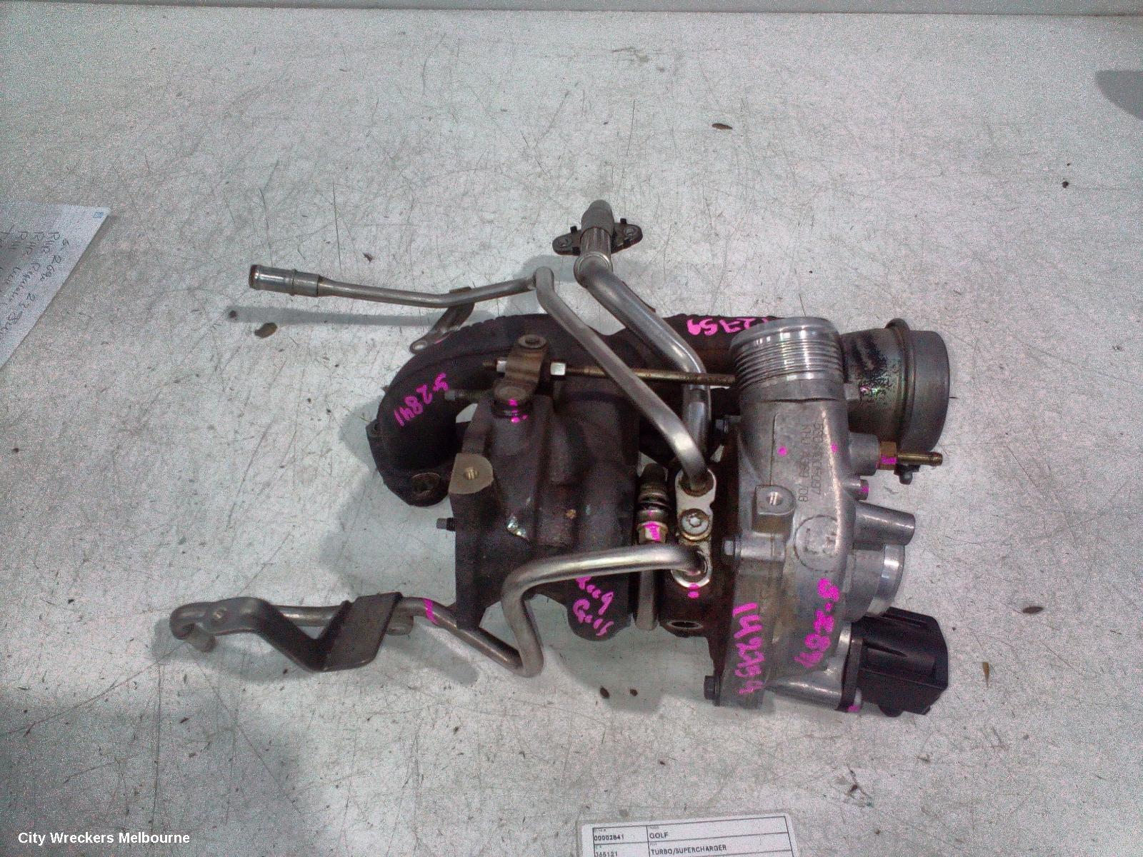 VOLKSWAGEN GOLF TURBO SUPERCHARGER, PETROL, 1.4, CAVD/CTHD CODE, GEN 6, 10/2008 - 01/2016