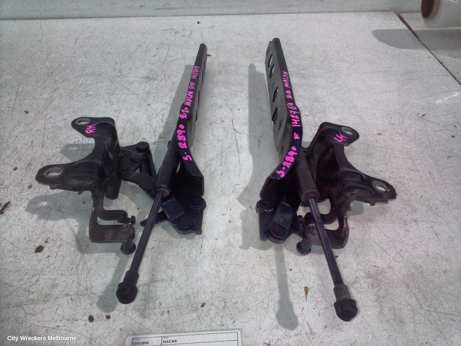 PORSCHE MACAN BONNET HINGE/STRUT, 95B, 06/2014 - 12/2025