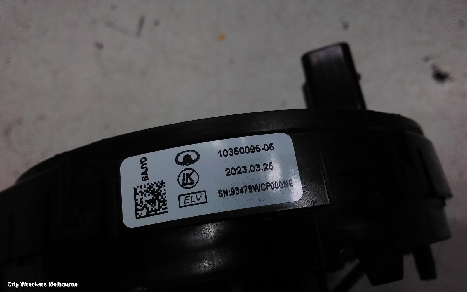 HAVAL JOLION AIRBAG MODULE/SENSOR, A01, CLOCKSPRING, 02/2021 - 03/2024