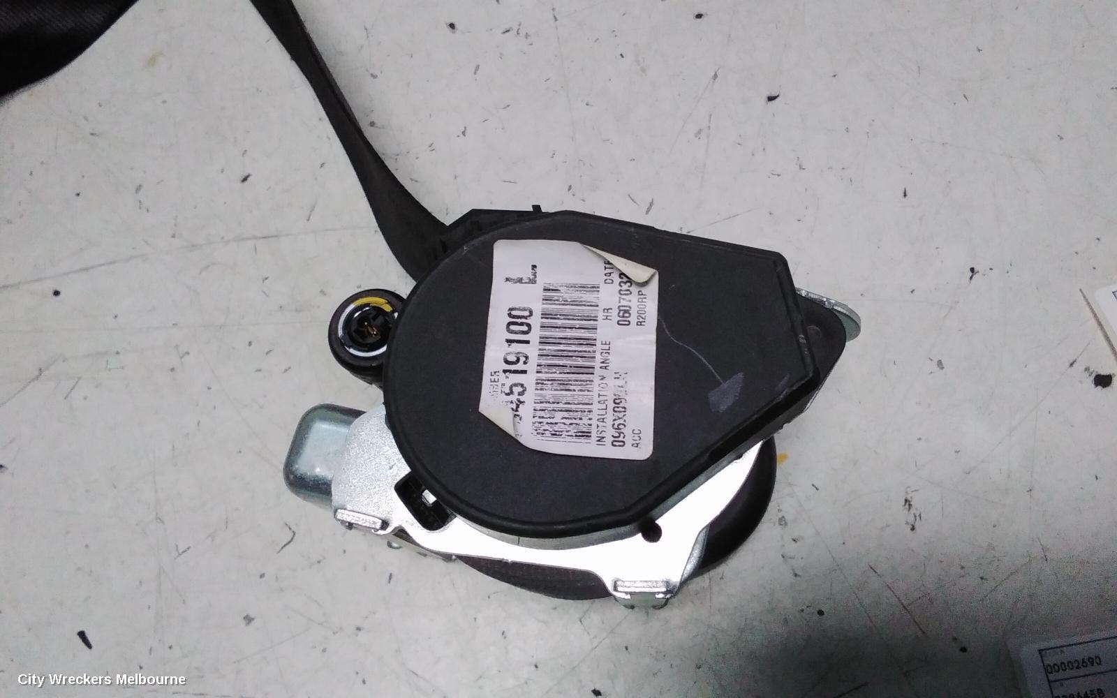 HAVAL JOLION SEATBELT/STALK, A01, LH FRONT, SEAT BELT ONLY, 02/2021 - 03/2024
