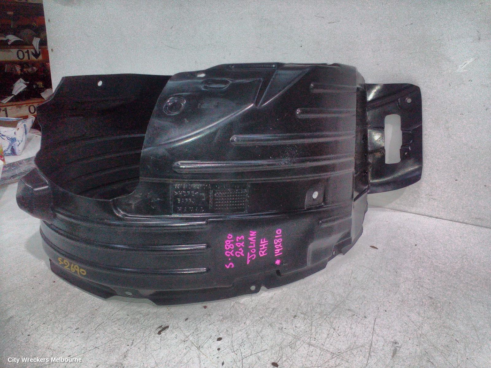 HAVAL JOLION RIGHT GUARD LINER, A01, FRONT, 02/2021 - 03/2024