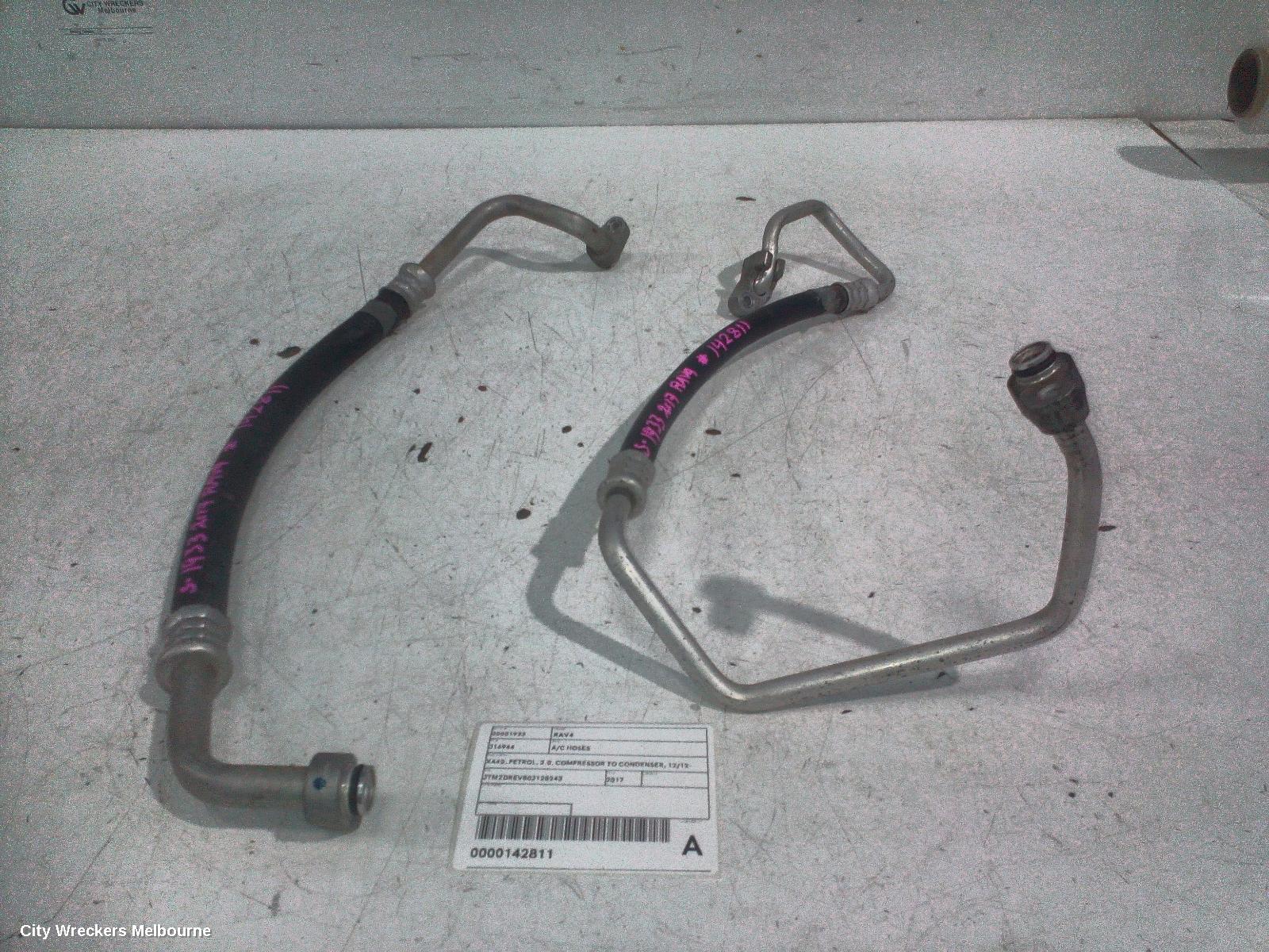 TOYOTA RAV4 A/C HOSES, XA40, PETROL, 2.0, COMPRESSOR TO CONDENSER, 12/2012 - 12/2018