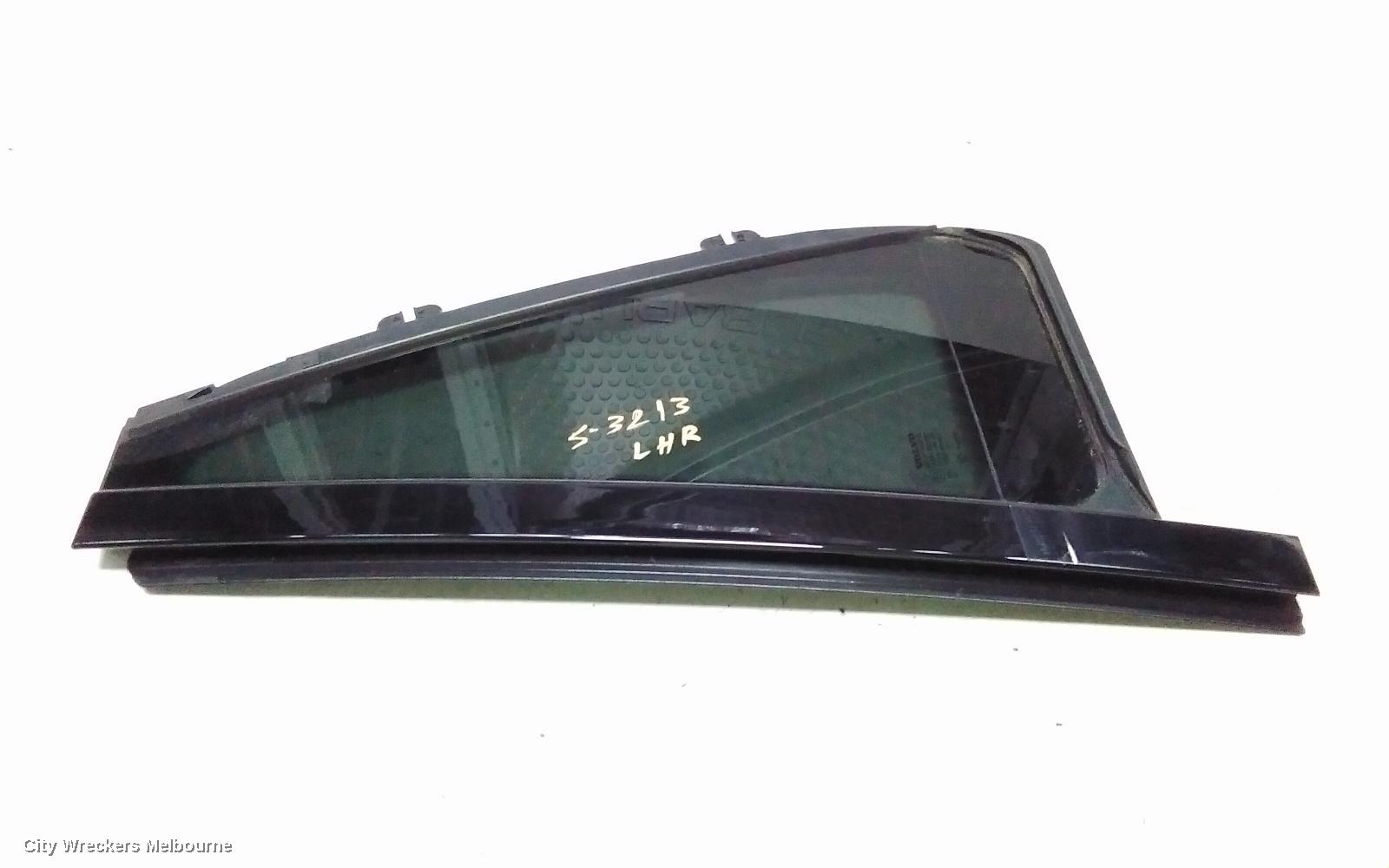 VOLVO XC90 LEFT REAR 1/4 DOOR GLASS, MK2, 04/2015 ONWARDS