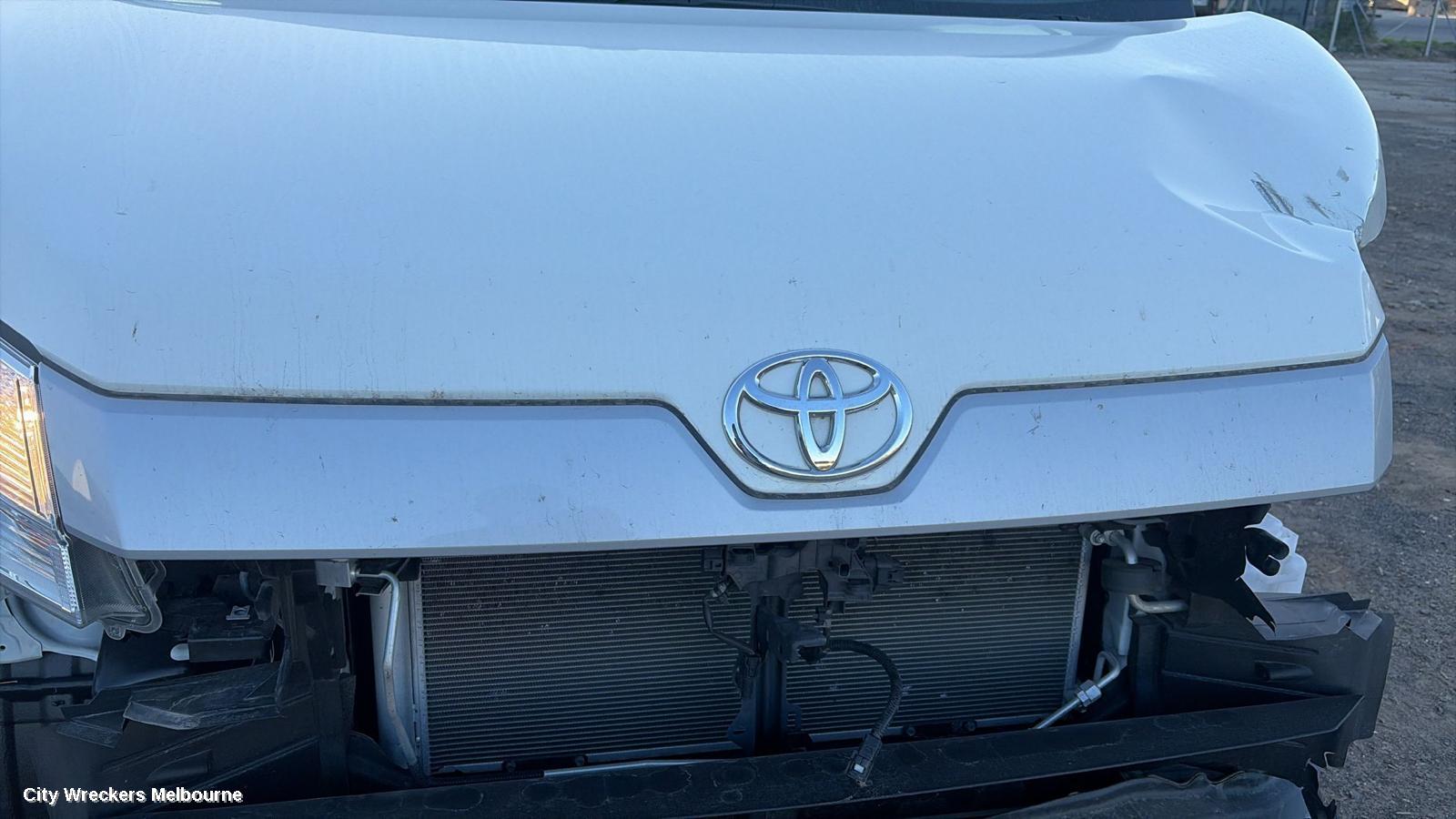 TOYOTA HIACE GRILLE, 300 SERIES, RADIATOR GRILLE MOULDING (UPPER), GREY, 02/2019 ONWARDS
