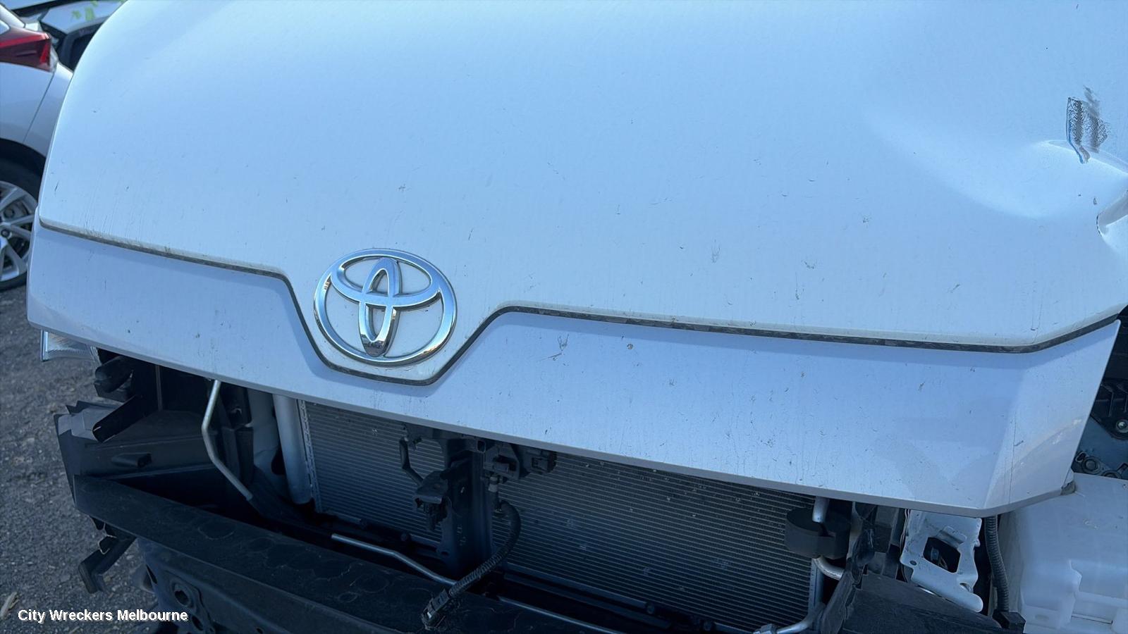 TOYOTA HIACE GRILLE, 300 SERIES, RADIATOR GRILLE MOULDING (UPPER), GREY, 02/2019 ONWARDS