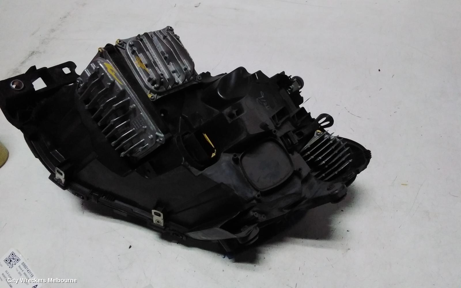 MERCEDES GLE CLASS RIGHT HEADLAMP, C292/W166, COUPE/WAGON, LED TYPE, 06/2015 - 04/2019