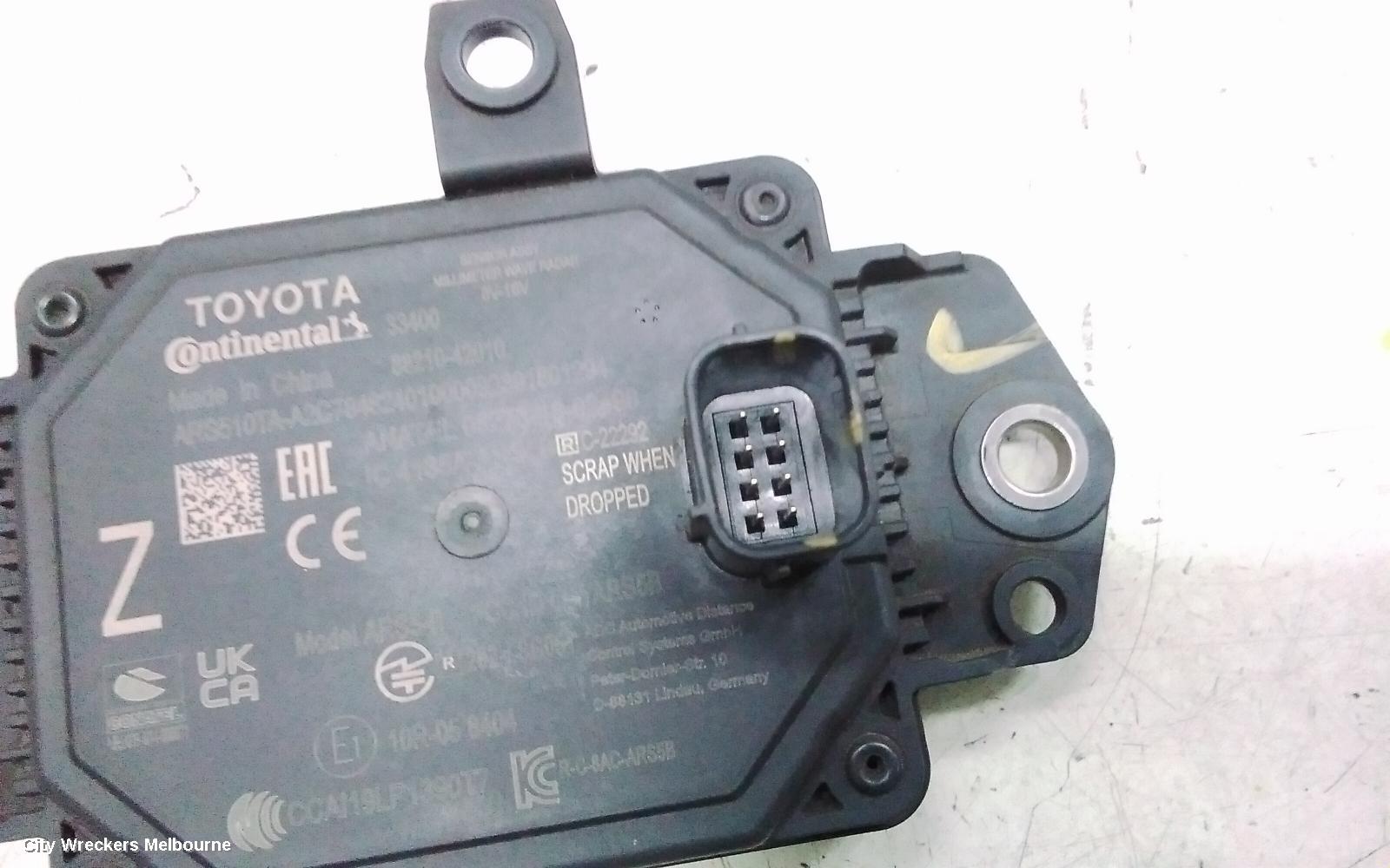TOYOTA RAV4 REVERSE CAMERA, FRONT RADAR SENSOR, XA50, 11/2018 ONWARDS