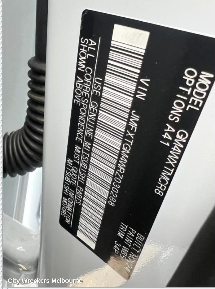 MITSUBISHI OUTLANDER HEADREST, RH FRONT, CLOTH, BLACK, ZM, 08/2021 ONWARDS