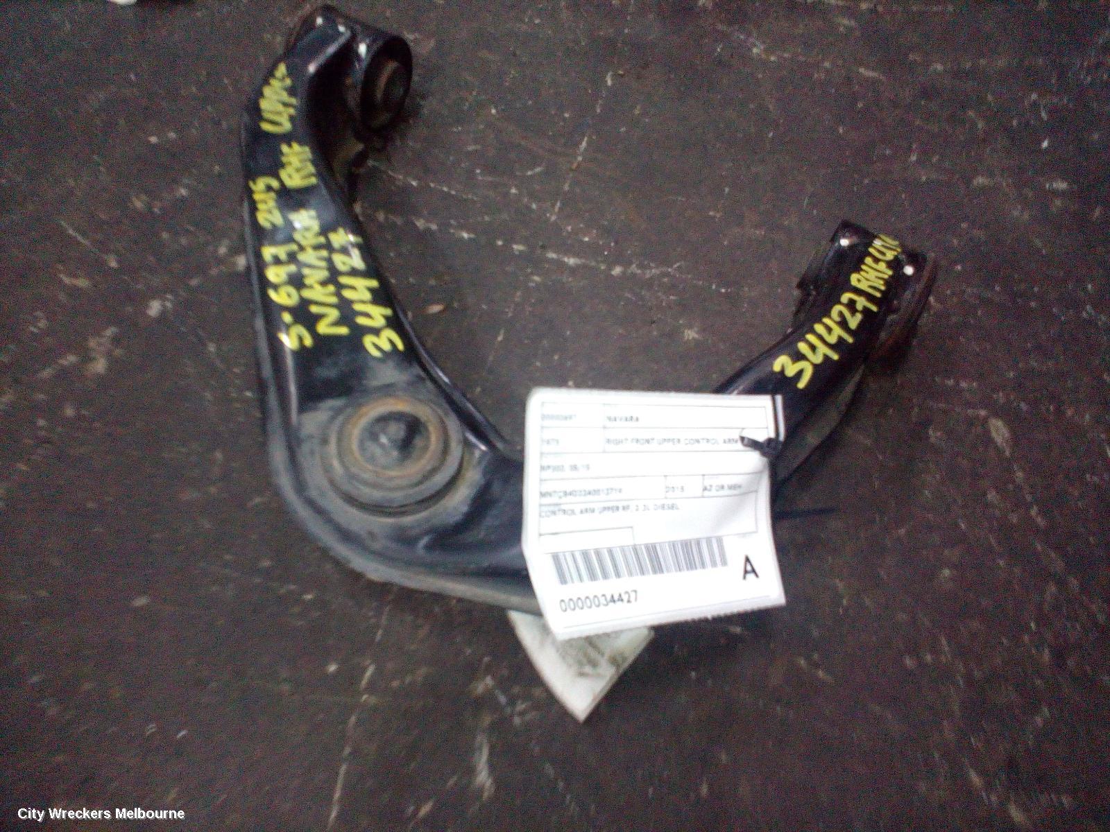 NISSAN NAVARA RIGHT FRONT UPPER CONTROL ARM, NP300, 05/2015 - 12/2020