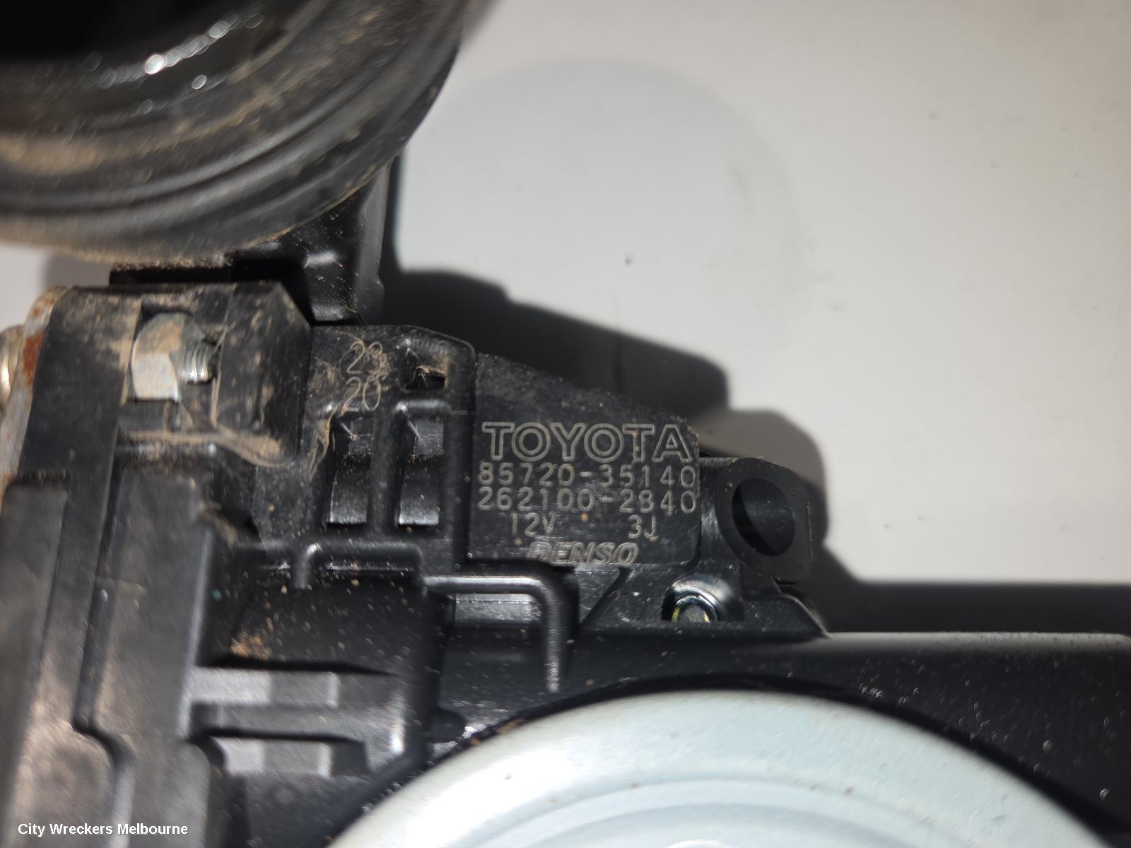 TOYOTA COROLLA LEFT FRONT WINDOW REG/MOTOR, ZRE152/20153R, 03/2007 - 10/2013