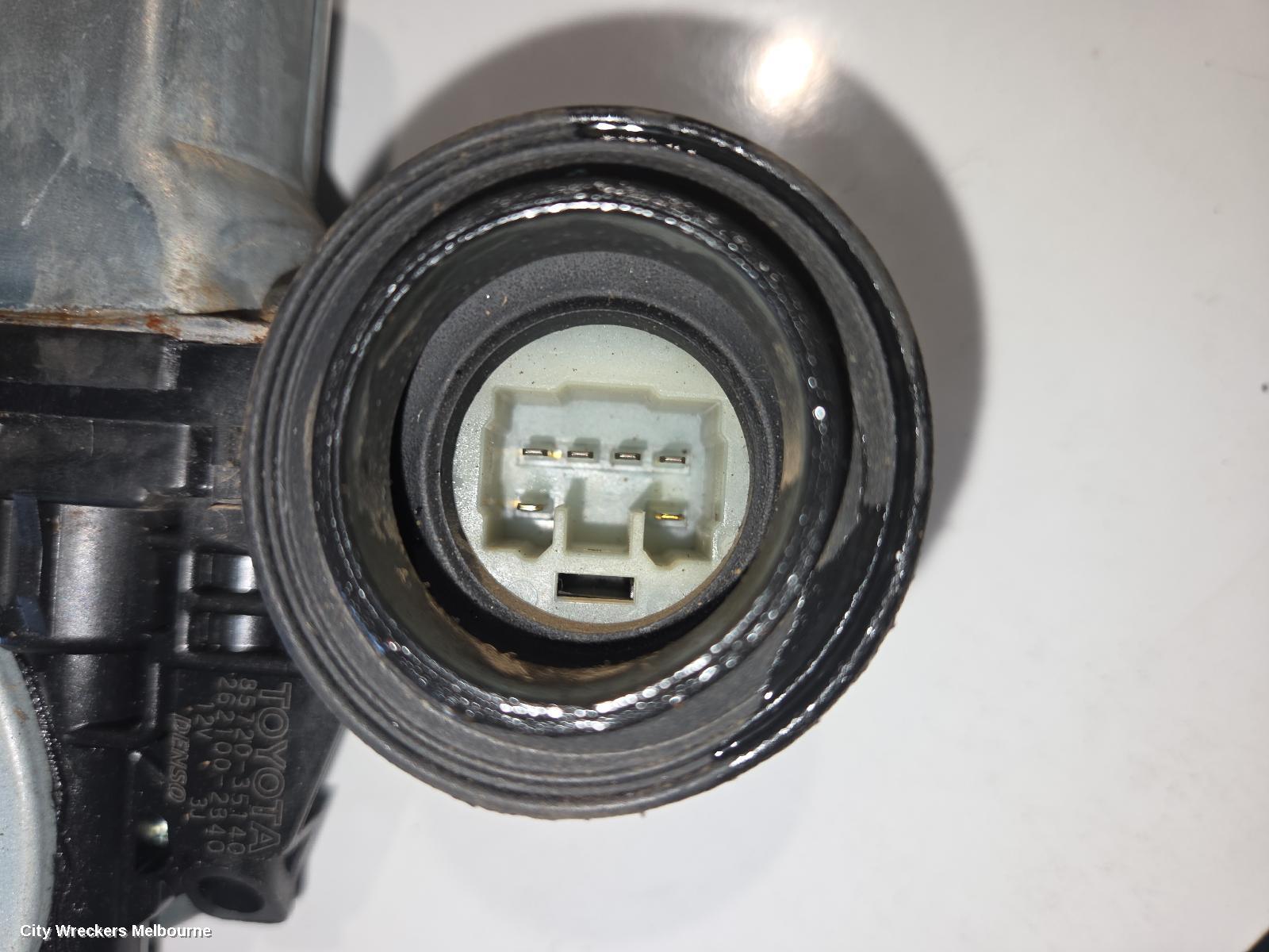 TOYOTA COROLLA LEFT FRONT WINDOW REG/MOTOR, ZRE152/20153R, 03/2007 - 10/2013