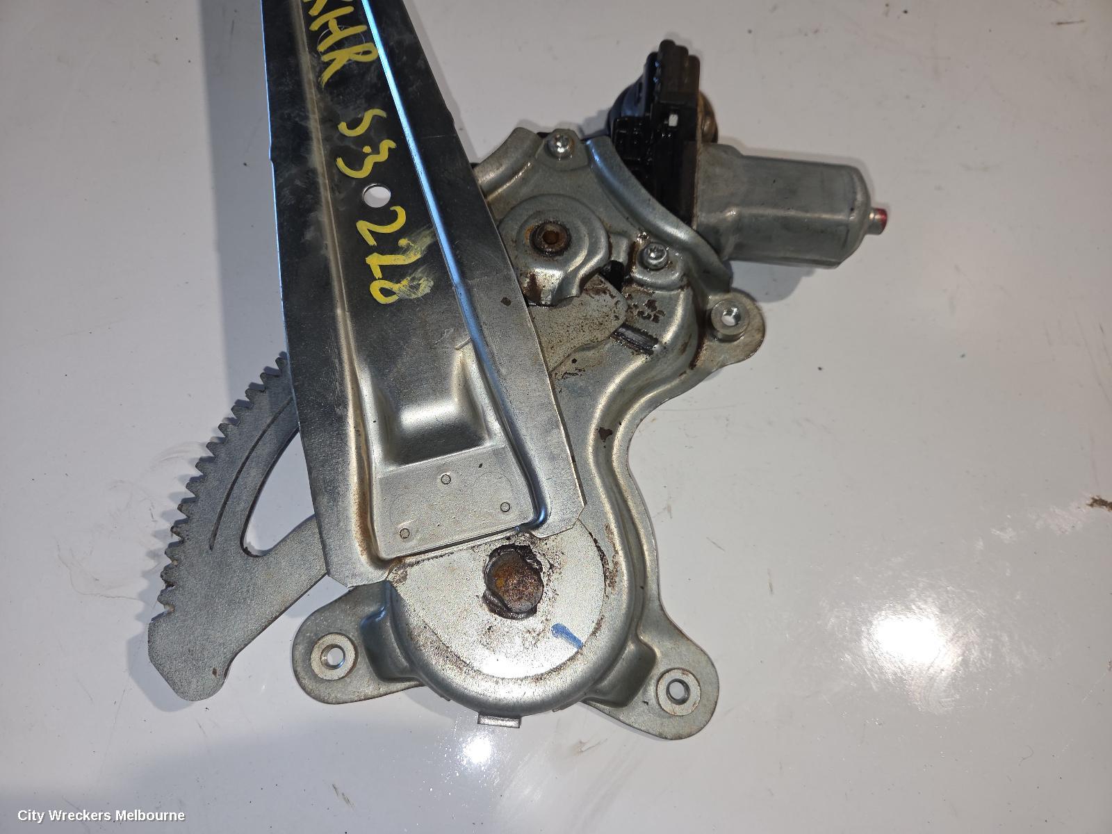 TOYOTA COROLLA RIGHT REAR WND REG/MOTOR, ZRE152/20153R, POWER, 03/2007 - 10/2013