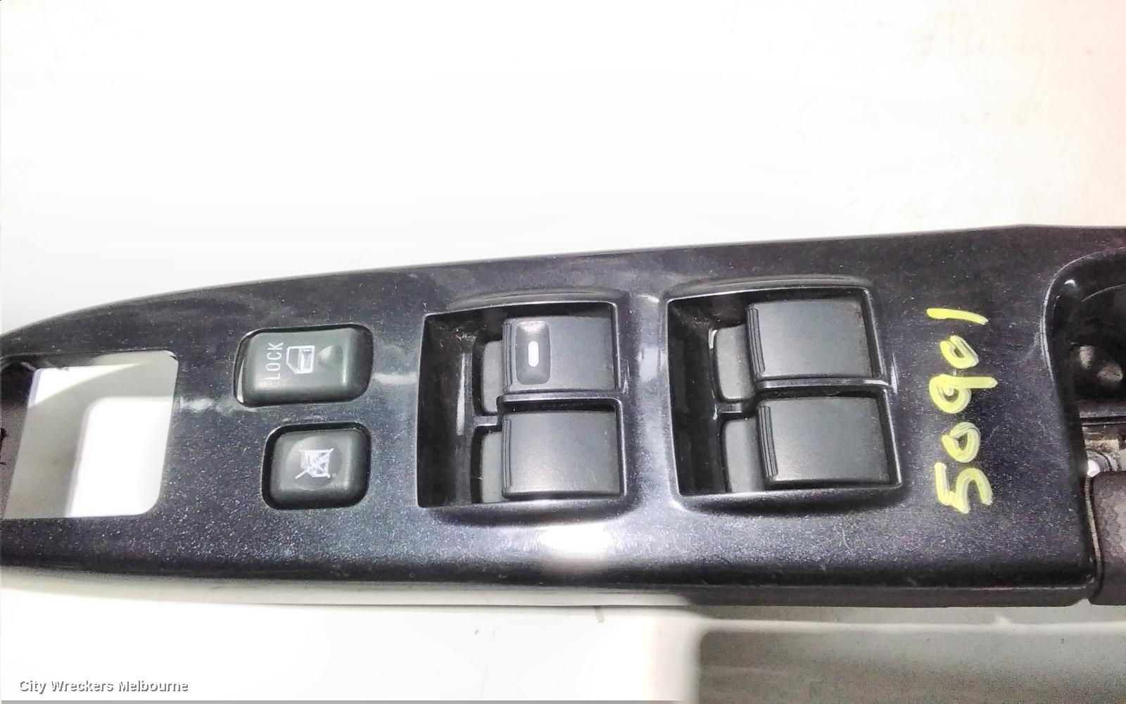 PEUGEOT 4008 PWR DR WIND SWITCH, RH FRONT (MASTER SWITCH), 04/2012 - 12/2017
