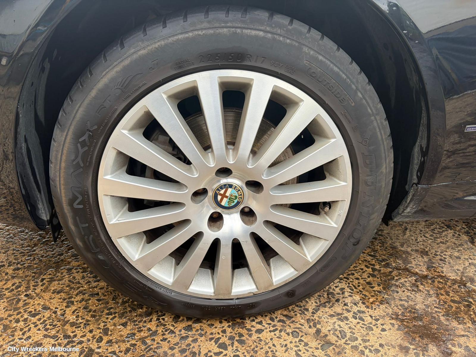 ALFA ROMEO 159 WHEEL MAG, FACTORY, 17X7.5IN, 06/2006 - 12/2011