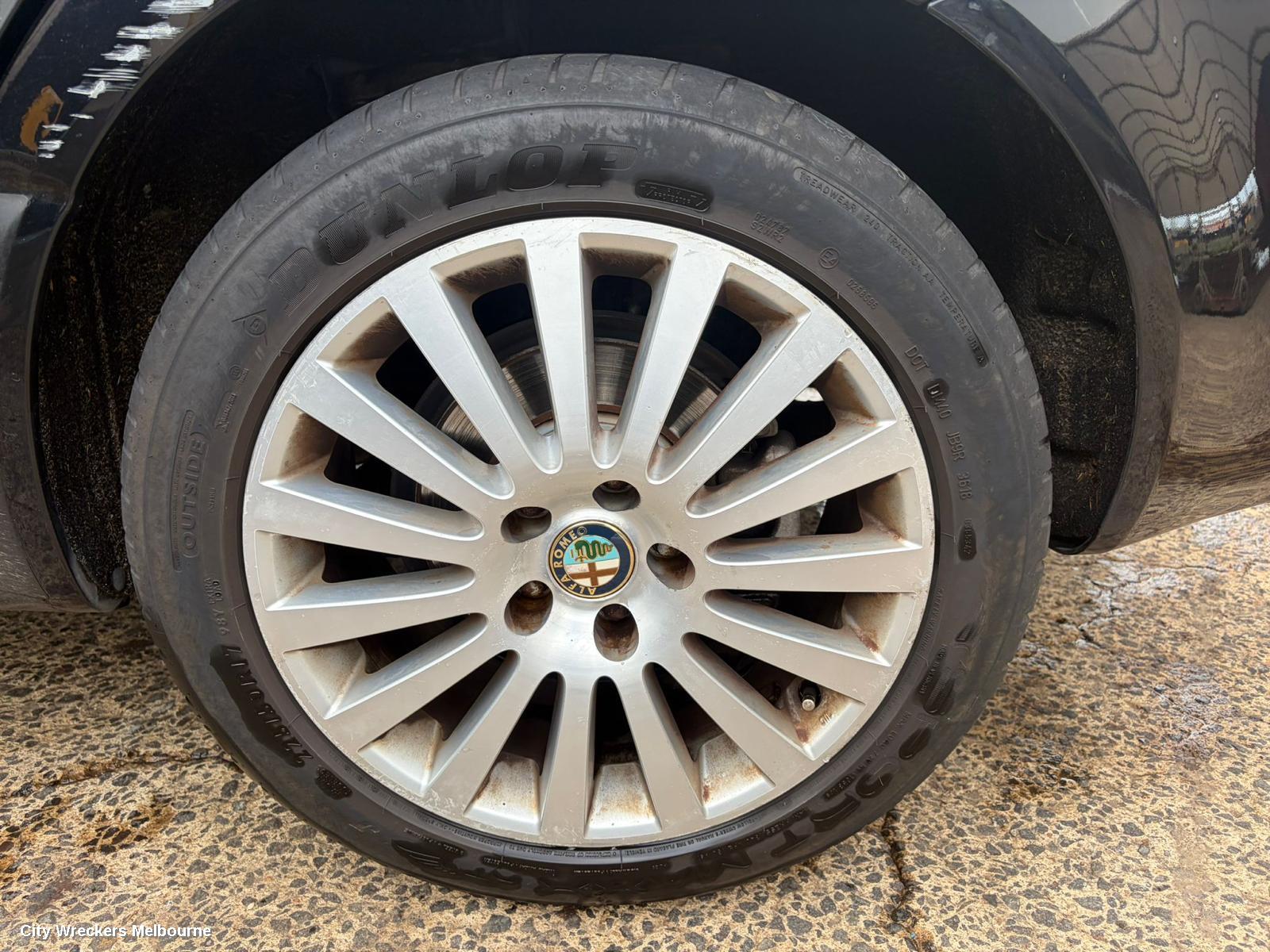 ALFA ROMEO 159 WHEEL MAG, FACTORY, 17X7.5IN, 06/2006 - 12/2011