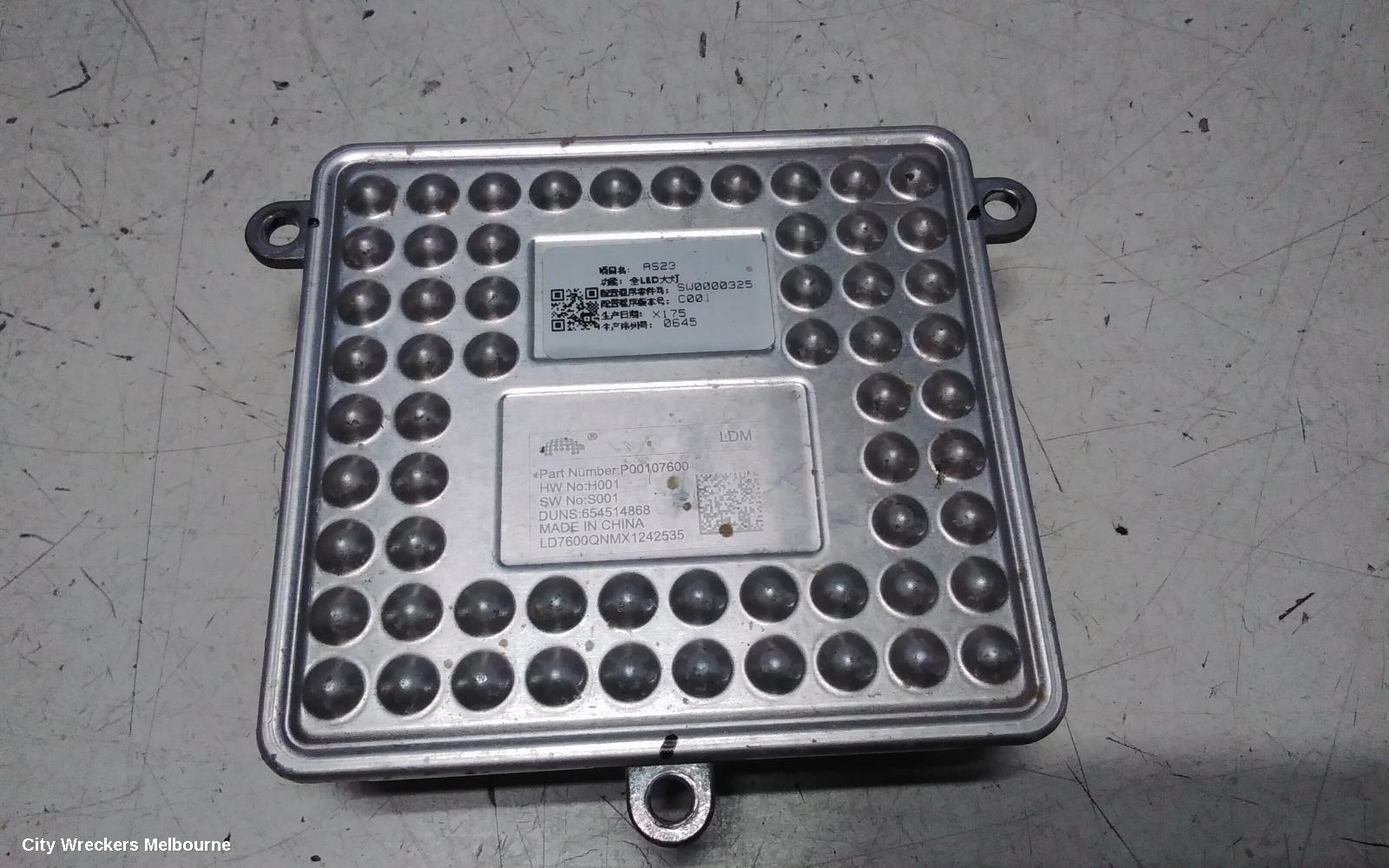 MG HS, SAS23, 08/2019 - 12/2024, HEADLIGHT LED MODULE P00107600: 142865