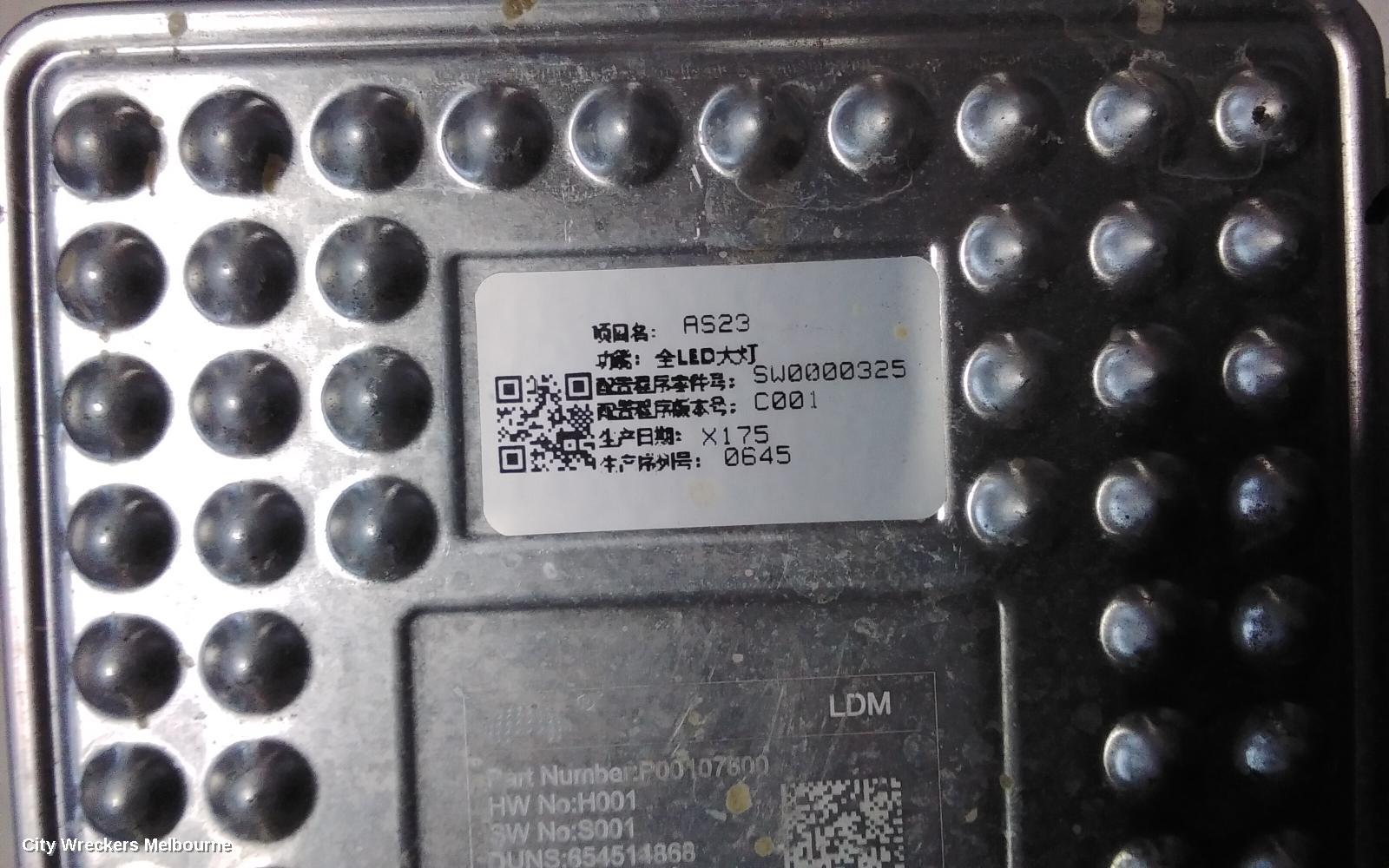 MG HS, SAS23, 08/2019 - 12/2024, HEADLIGHT LED MODULE P00107600: 142865
