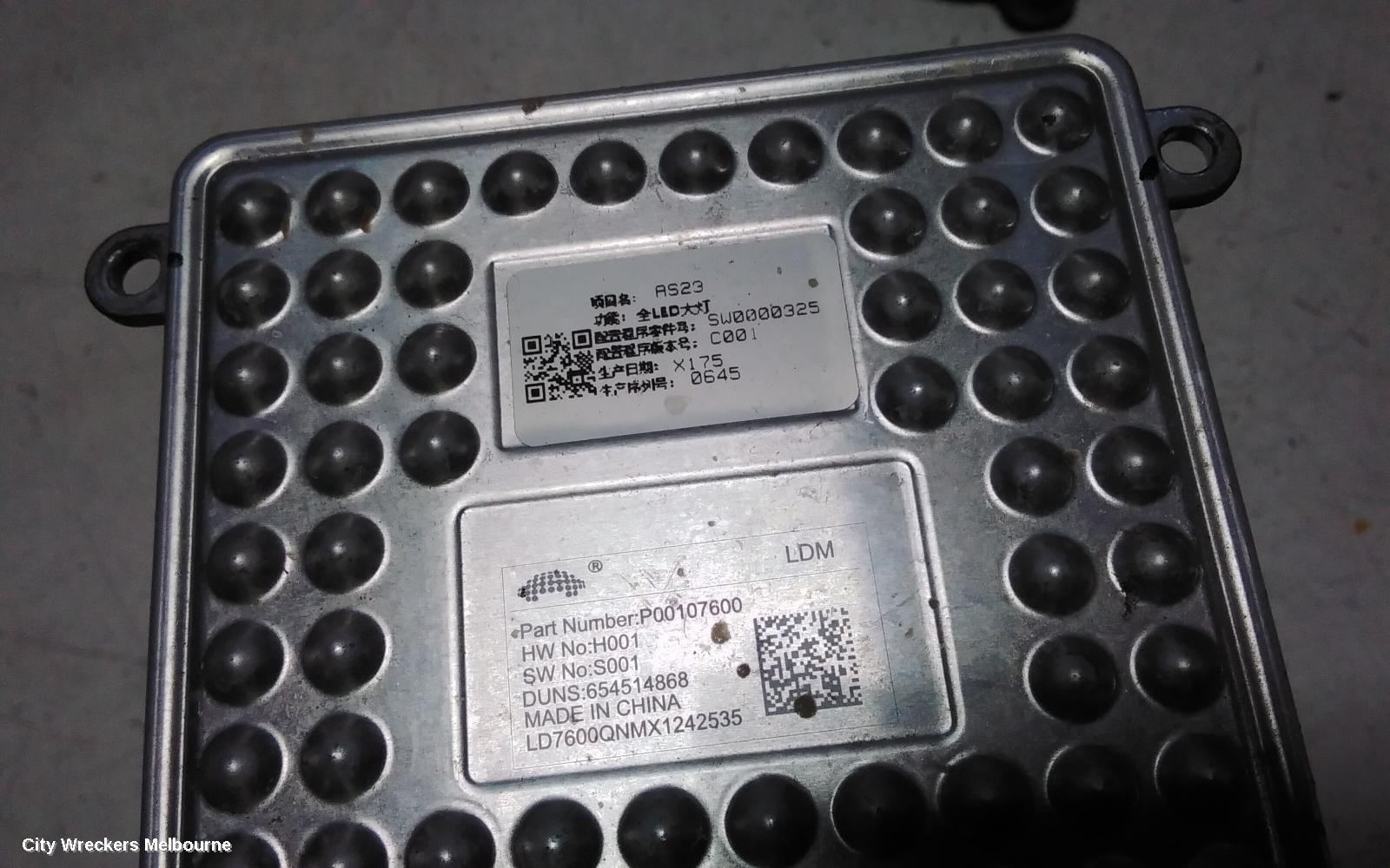 MG HS, SAS23, 08/2019 - 12/2024, HEADLIGHT LED MODULE P00107600: 142865