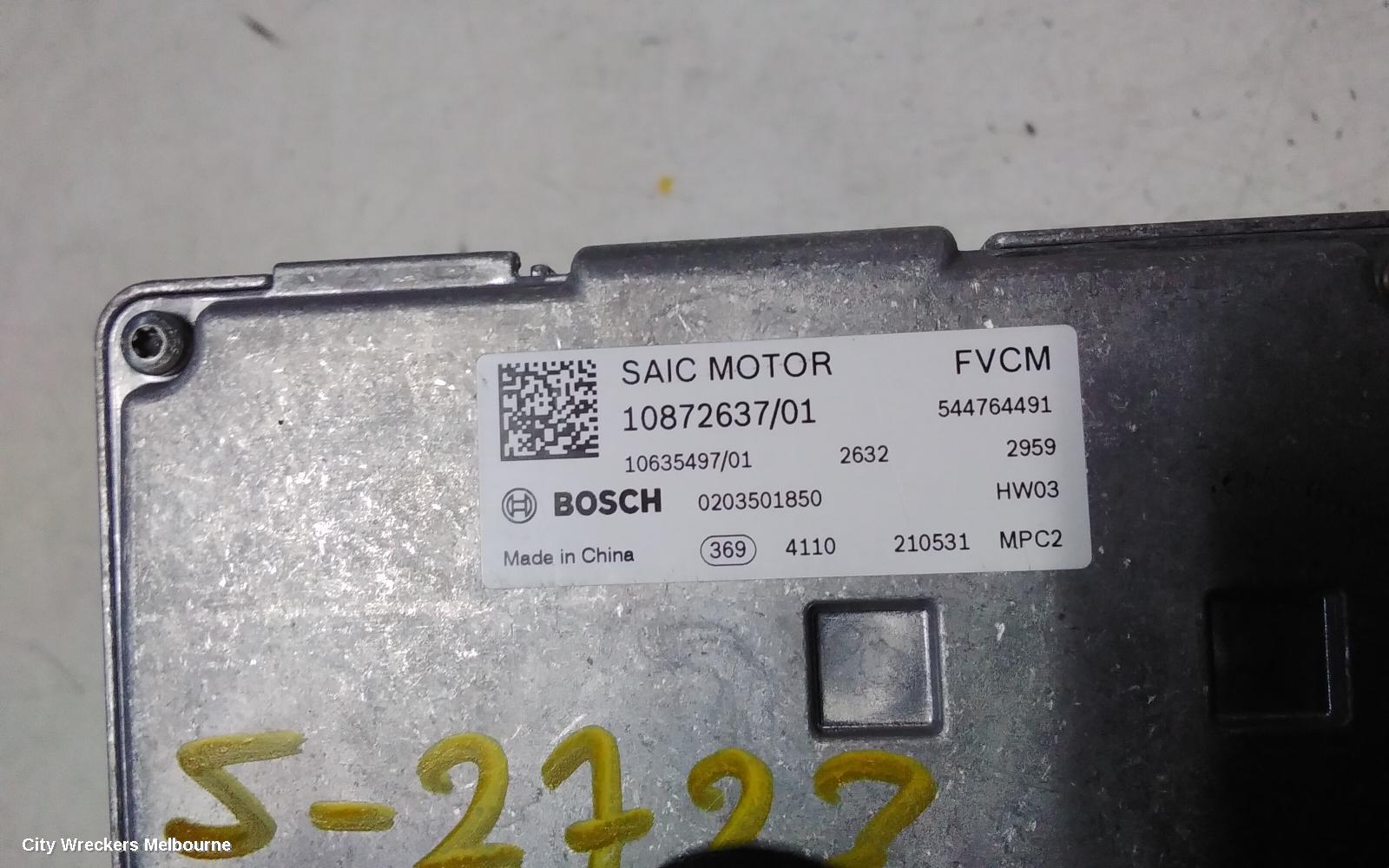 MG HS REVERSE CAMERA, SAS23, FRONT CAMERA (WINDSCREEN MOUNTED), 09/2019 - 12/2024