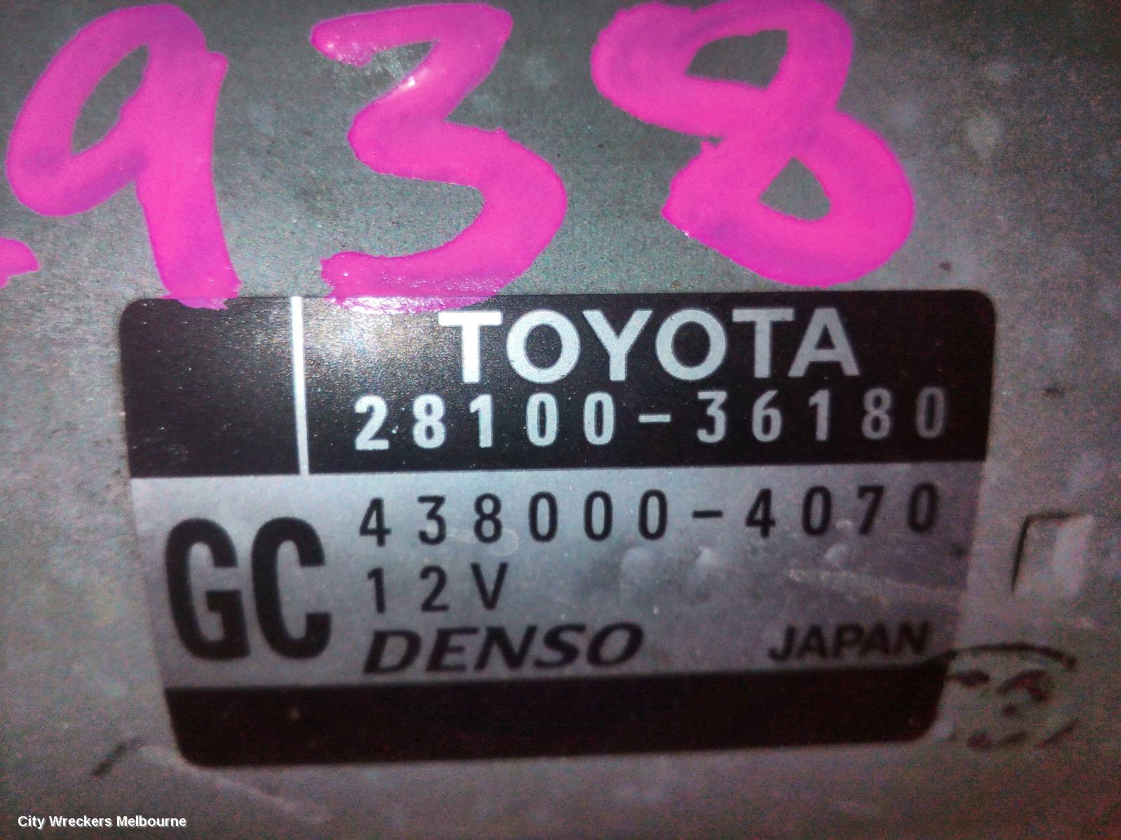 TOYOTA CAMRY STARTER, PETROL, 2.5, 2AR-FE, XV70, 09/2017 - 01/2021