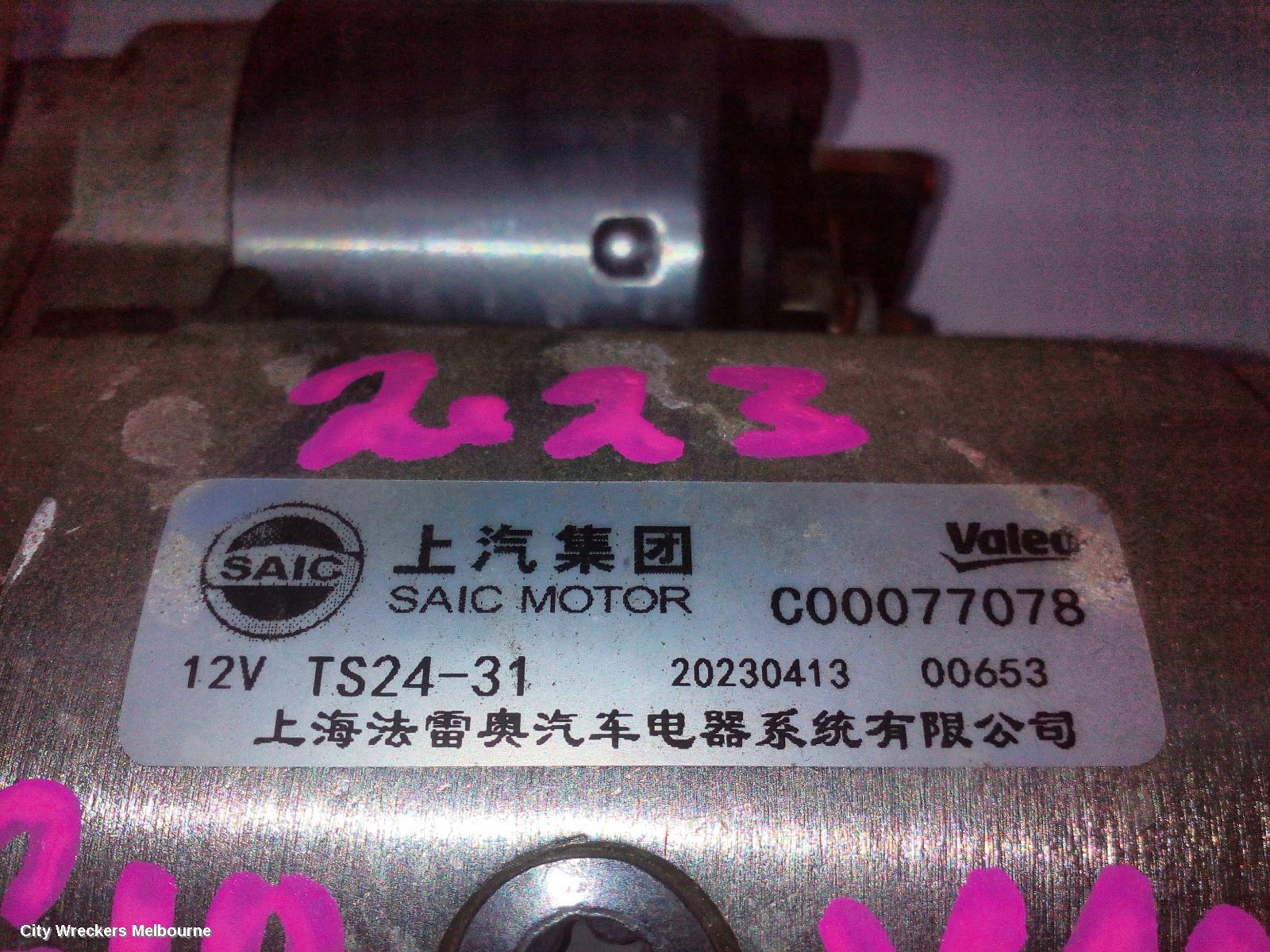 LDV G10 STARTER, SV7C, DIESEL, 2.0, TURBO, D20, VAN, 07/2021 ONWARDS