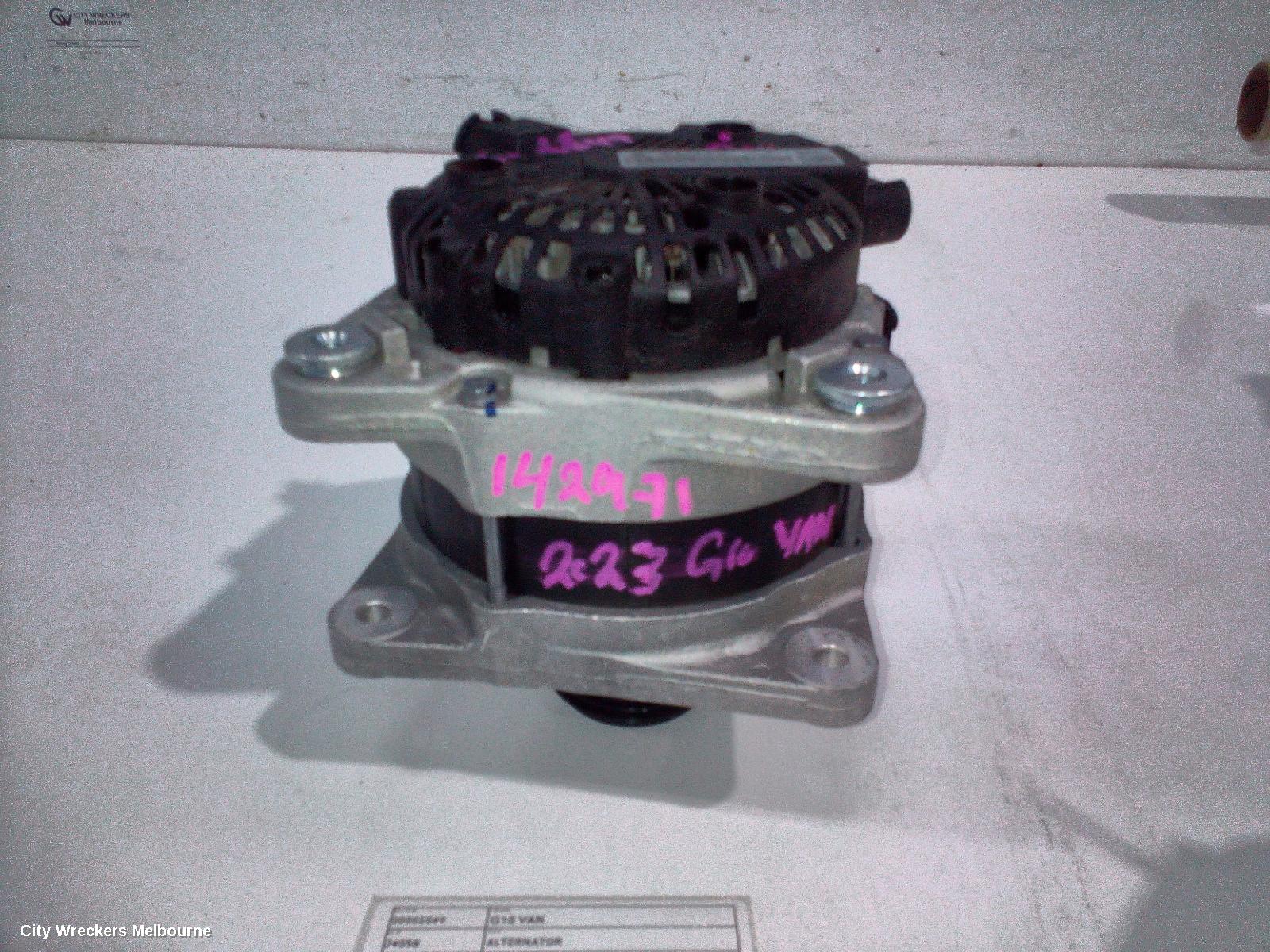 LDV G10 ALTERNATOR, SV7C, DIESEL, 2.0, TURBO, D20, VAN, 07/2021 ONWARDS