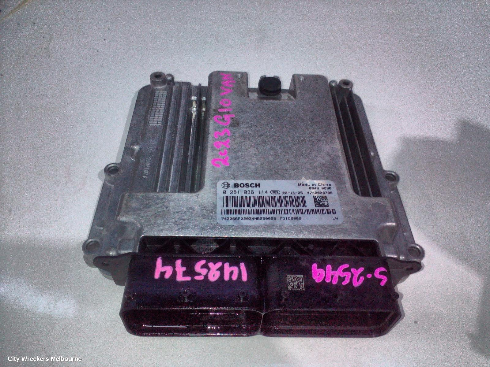 LDV G10 ECU, ENGINE ECU, 2.0, AUTO T/M, ECU ONLY, SV7A/SV7C, 04/2015 ONWARDS