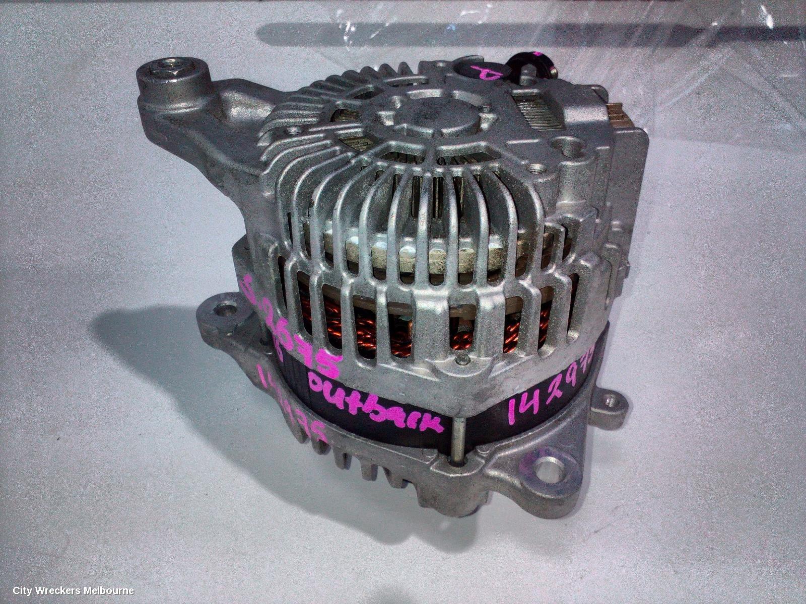 SUBARU OUTBACK ALTERNATOR, PETROL, 2.5, FB25, P/N 23700AA911, 6TH GEN, 08/2014 - 12/2020
