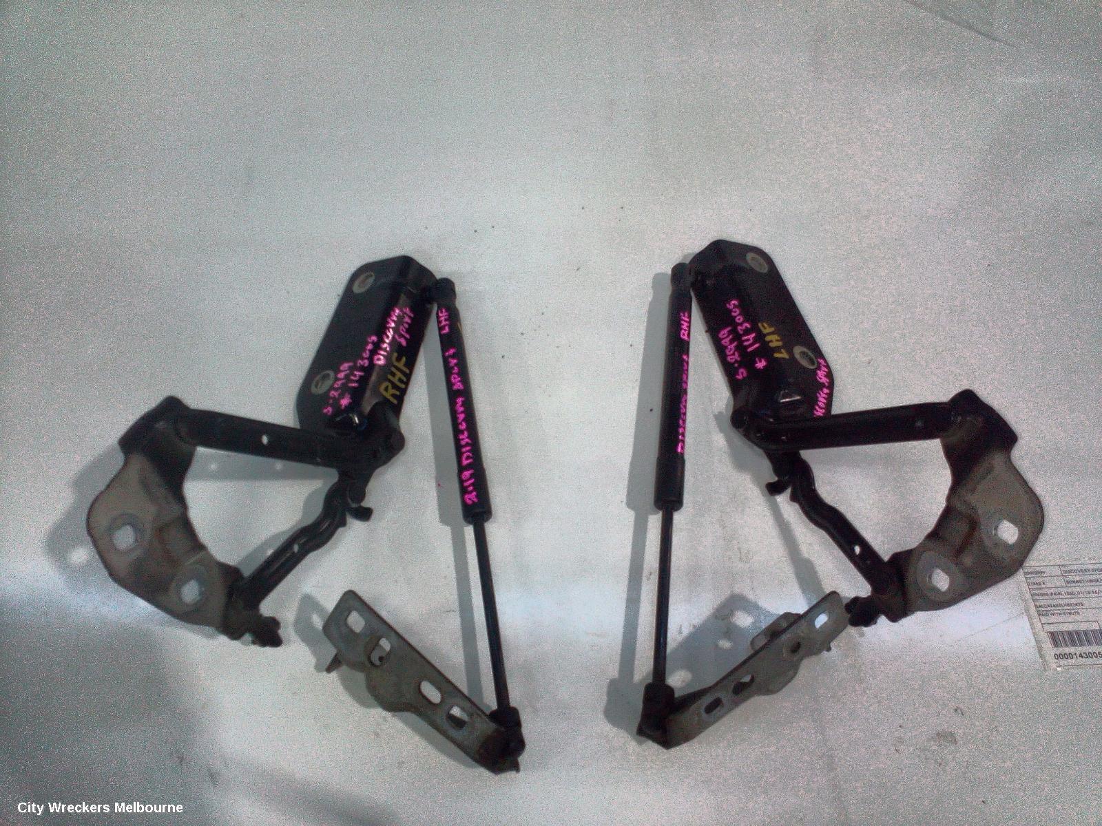 LAND ROVER DISCOVERY SPORT BONNET HINGE/STRUT, HINGES (PAIR), L550, 01/2015 - 06/2019