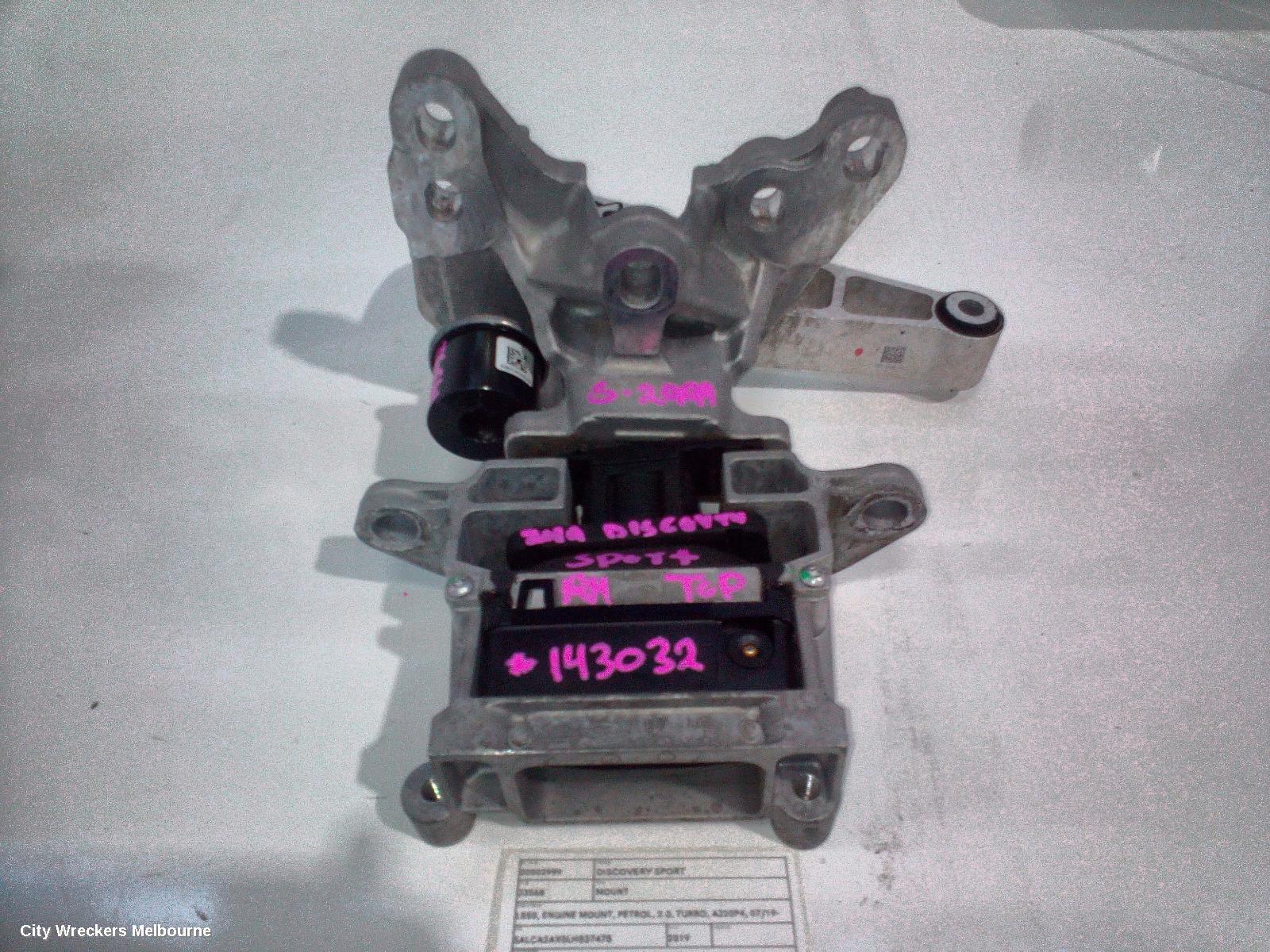 LAND ROVER DISCOVERY SPORT MOUNT, L550, ENGINE MOUNT, PETROL, 2.0, TURBO, AJ20P4, 07/2019 ONWARDS