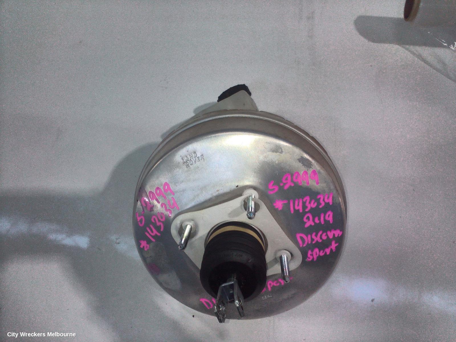 LAND ROVER DISCOVERY SPORT BRAKE BOOSTER, L550, 01/2015 ONWARDS