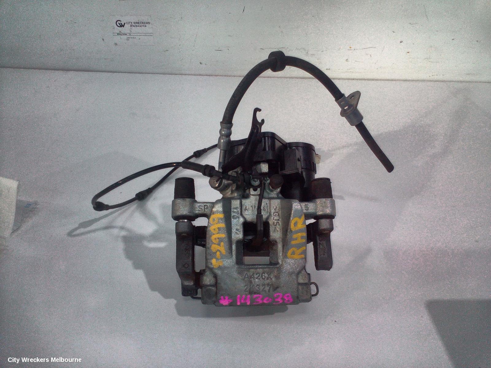 LAND ROVER DISCOVERY SPORT CALIPER, RH REAR, L550, GREY, 07/2019 ONWARDS