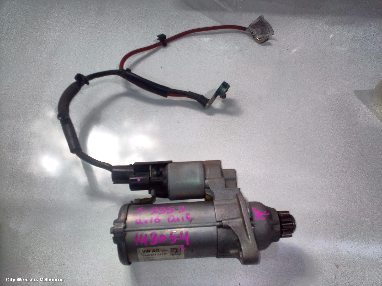 VOLKSWAGEN GOLF STARTER, PETROL, 1.4, AUTO T/M, BOSCH, GEN 7, 11/2012 - 08/2020