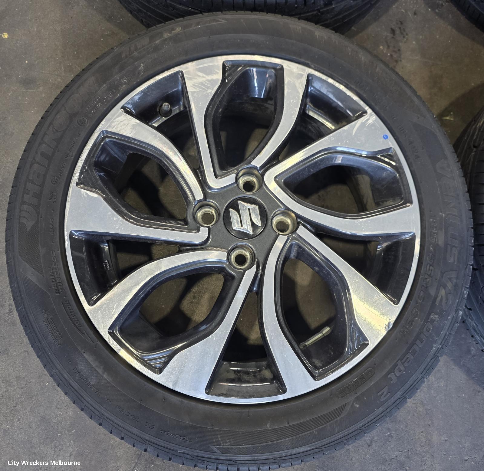 SUZUKI BALENO WHEEL MAG, FACTORY, 16X6IN, EW, 08/2019 - 12/2022