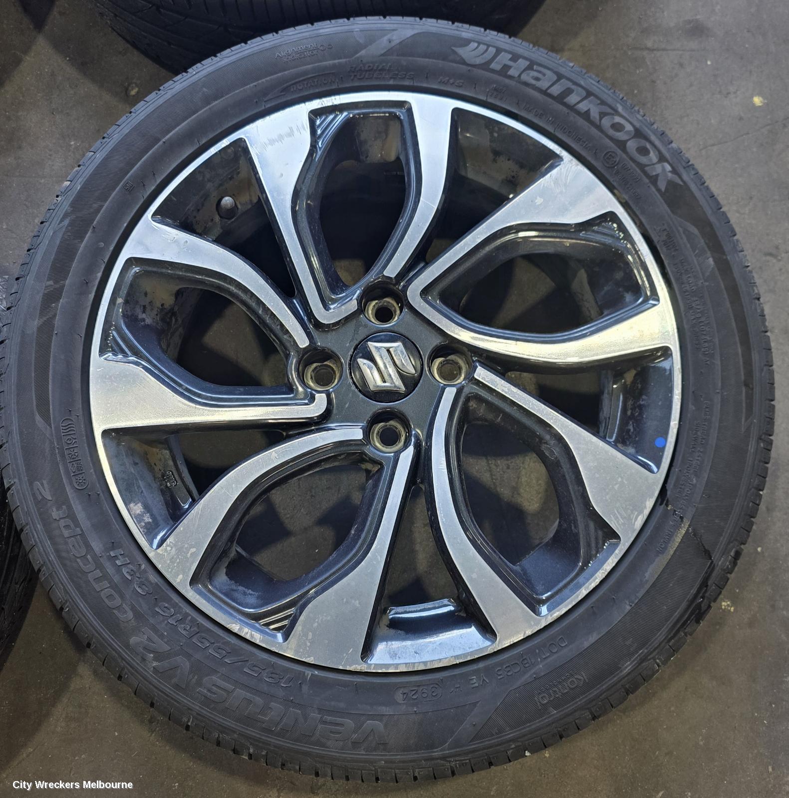 SUZUKI BALENO WHEEL MAG, FACTORY, 16X6IN, EW, 08/2019 - 12/2022