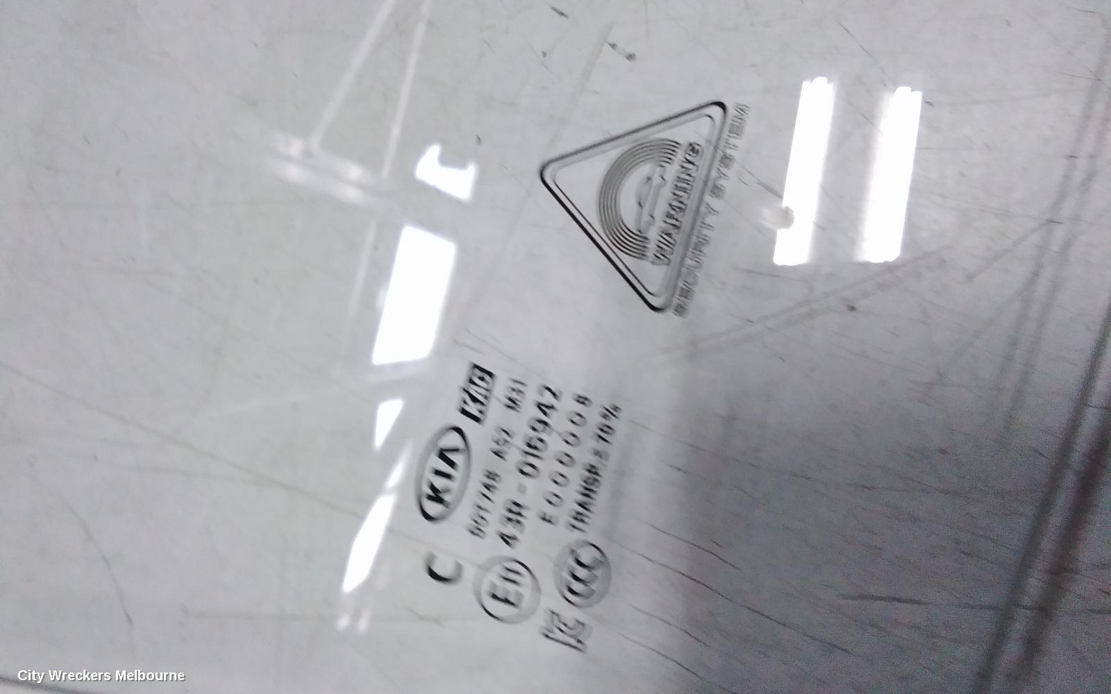 KIA PICANTO RIGHT FRONT DOOR WINDOW, JA, 05/2017 ONWARDS