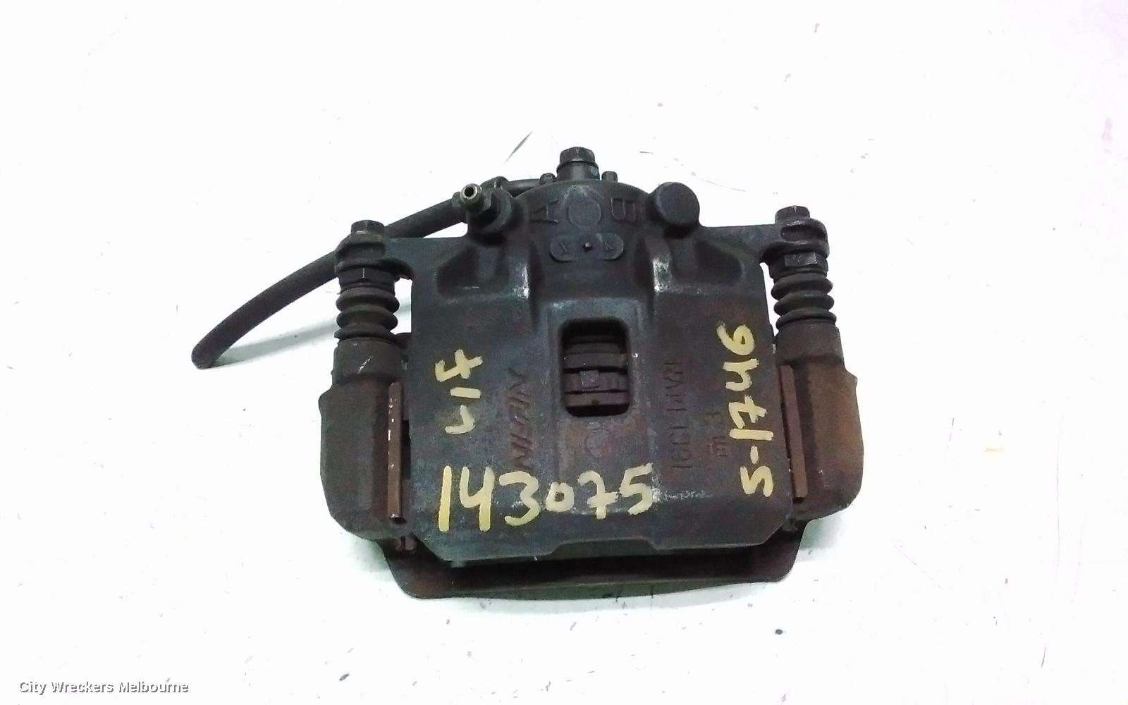 HONDA CIVIC CALIPER, LH FRONT, 7TH GEN, GLI TYPE, 11/2000 - 12/2005