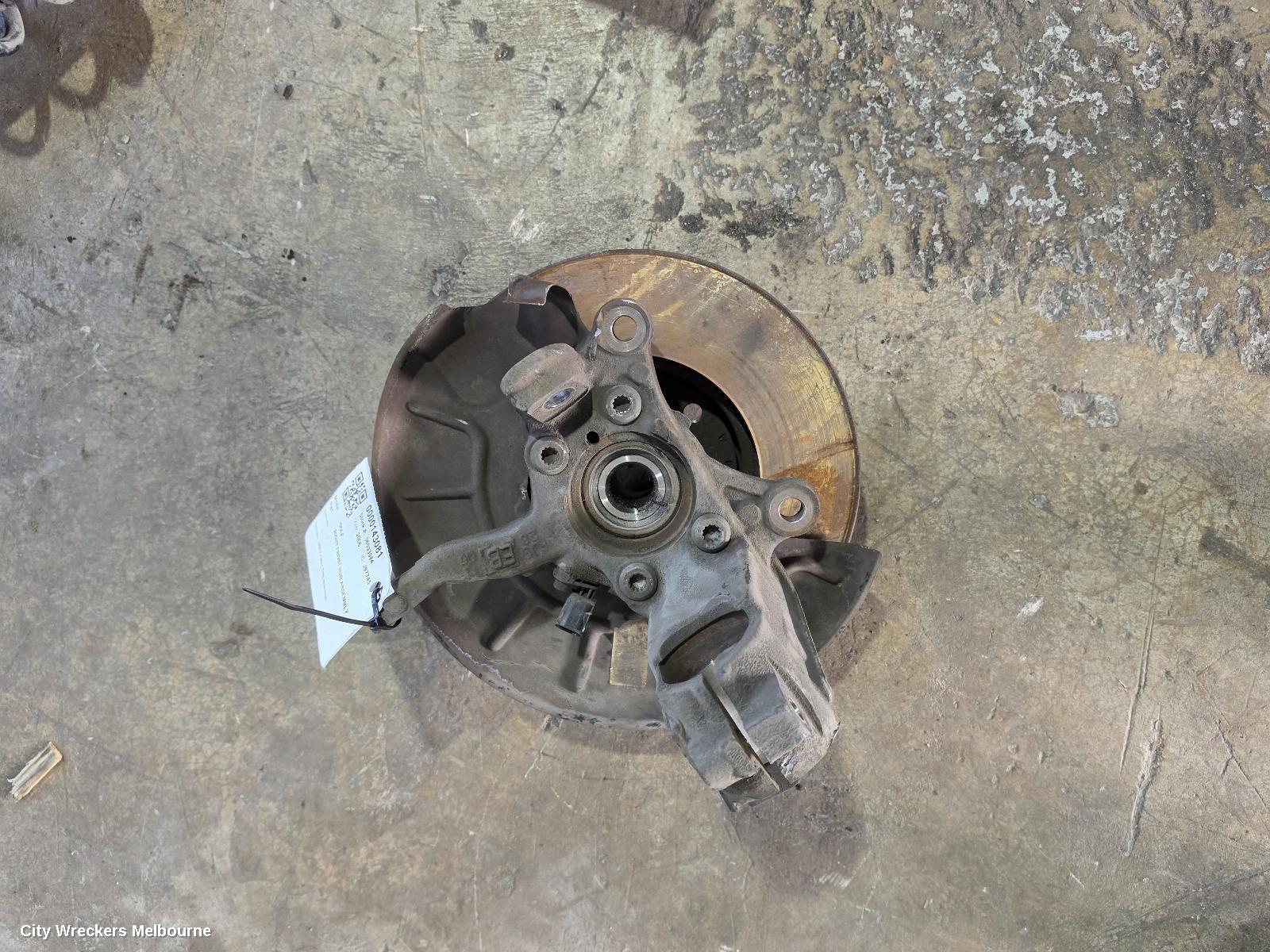 VOLKSWAGEN GOLF RIGHT FRONT HUB ASSEMBLY, GEN 5, 4 BOLT TYPE, 06/2004 - 02/2009