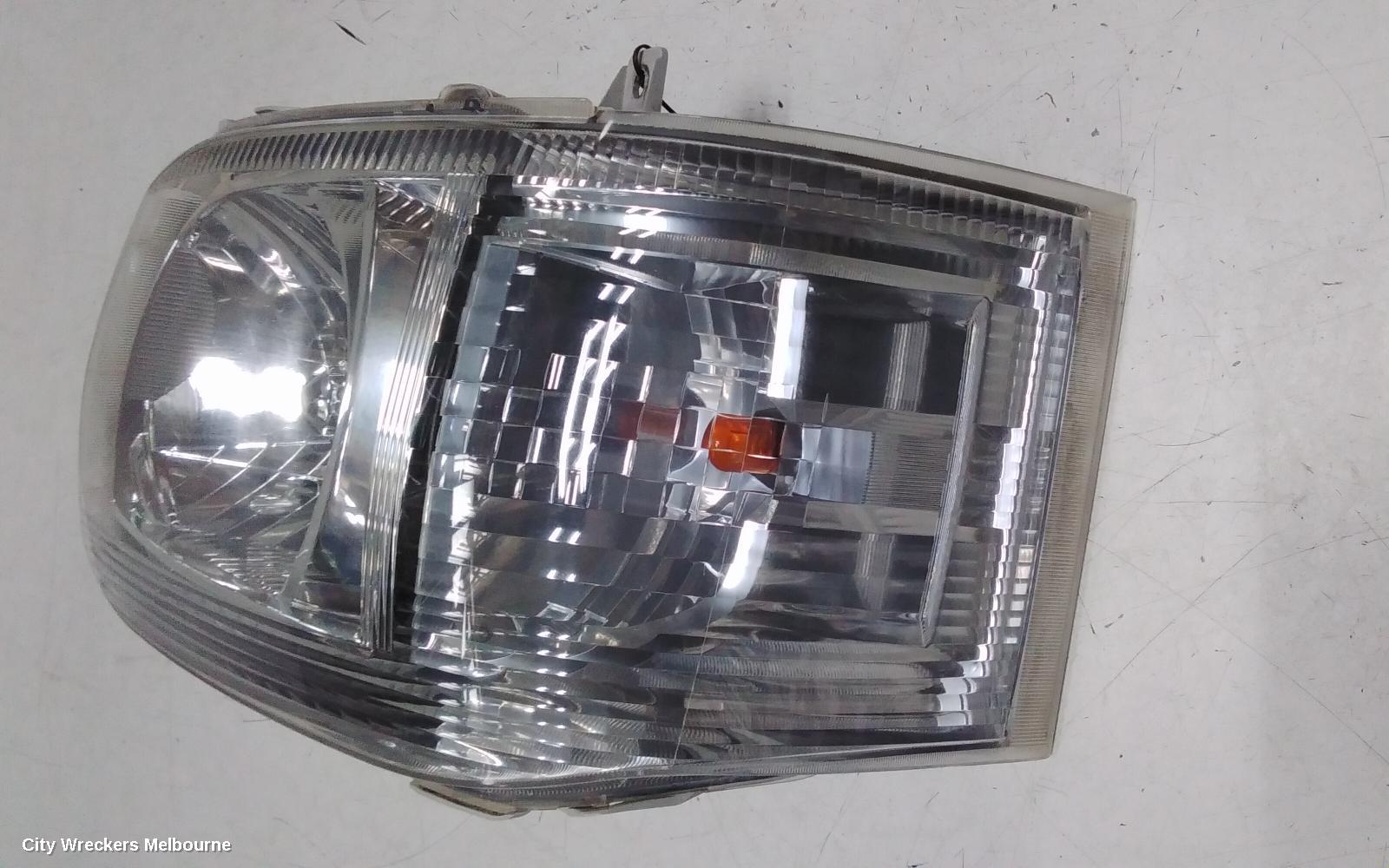TOYOTA HIACE LEFT HEADLAMP, TRH/KDH, LWB/SWB, LENS# 26-118, 01/2005 - 08/2010