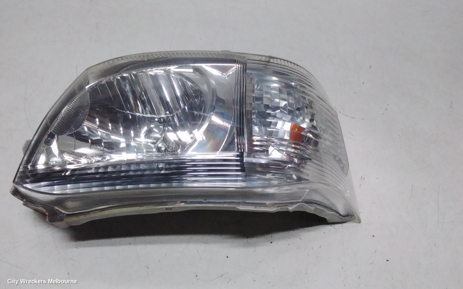 TOYOTA HIACE LEFT HEADLAMP, TRH/KDH, LWB/SWB, LENS# 26-118, 01/2005 - 08/2010