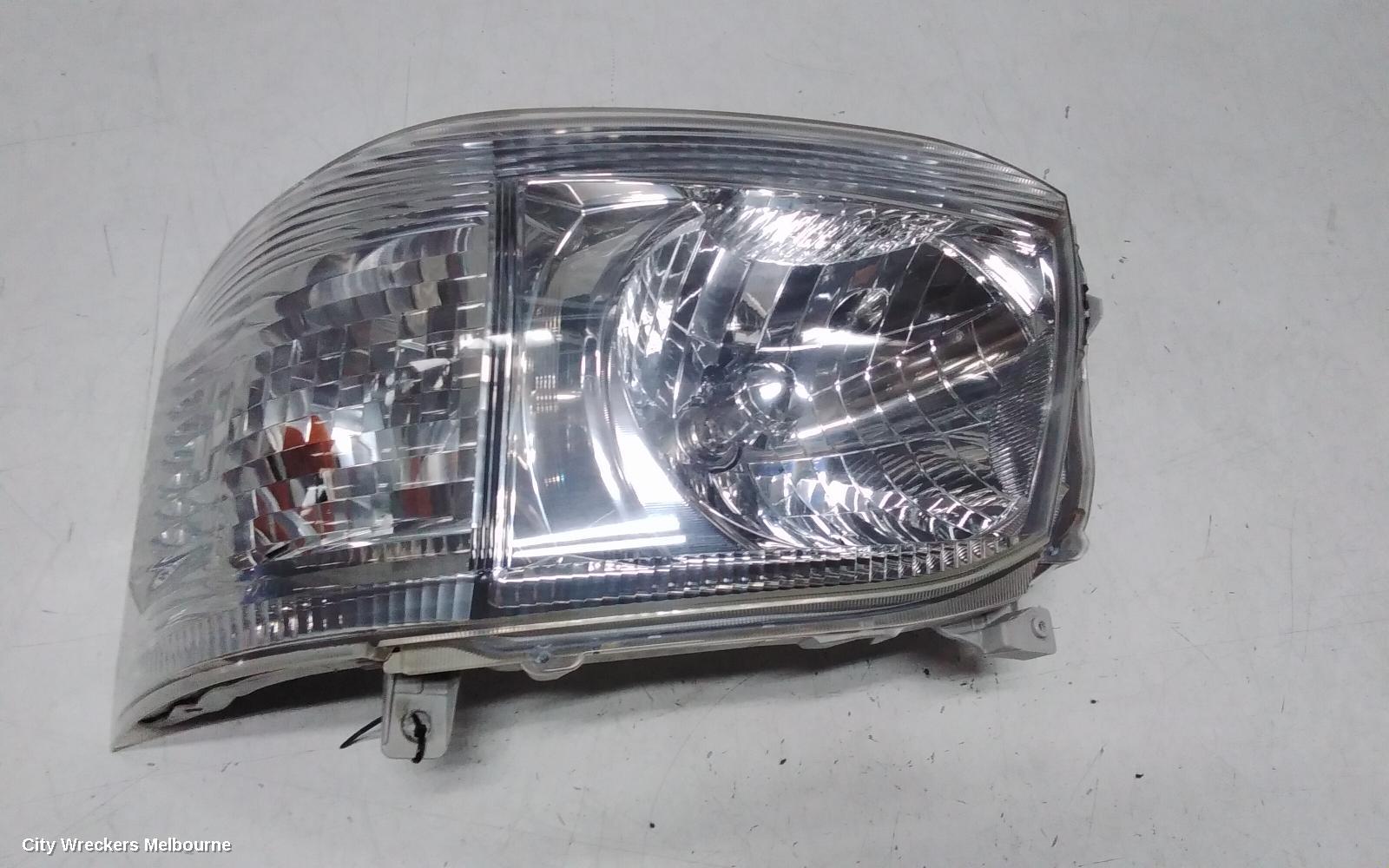 TOYOTA HIACE LEFT HEADLAMP, TRH/KDH, LWB/SWB, LENS# 26-118, 01/2005 - 08/2010